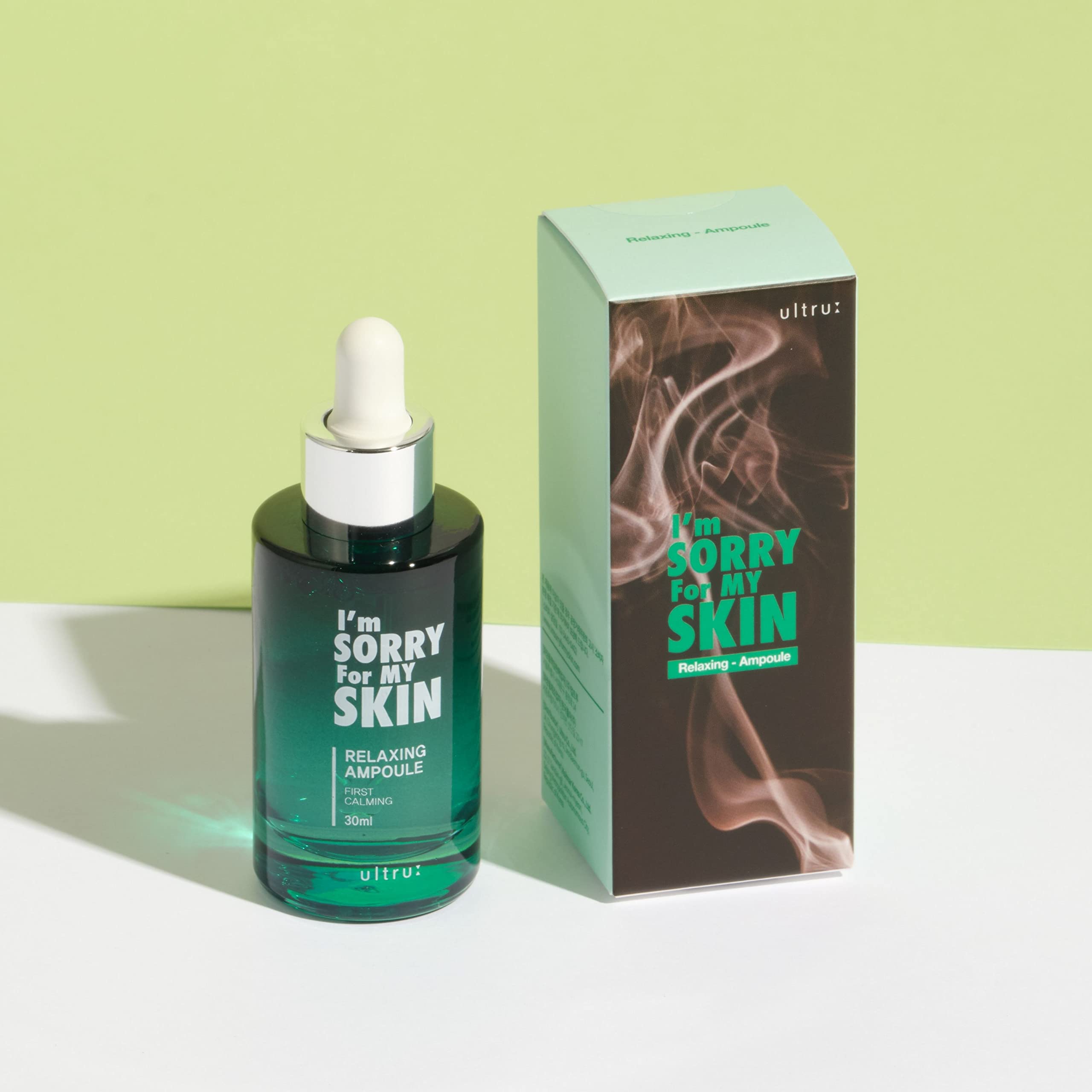 Korean Anti-Aging Serum | I'm Sorry For My Skin Relaxing Ampoule 30ml - Wrinkle Reduction, Deep Hydration & Skin Repair | Perfect for Night Routine & Daily Skincare Regimen