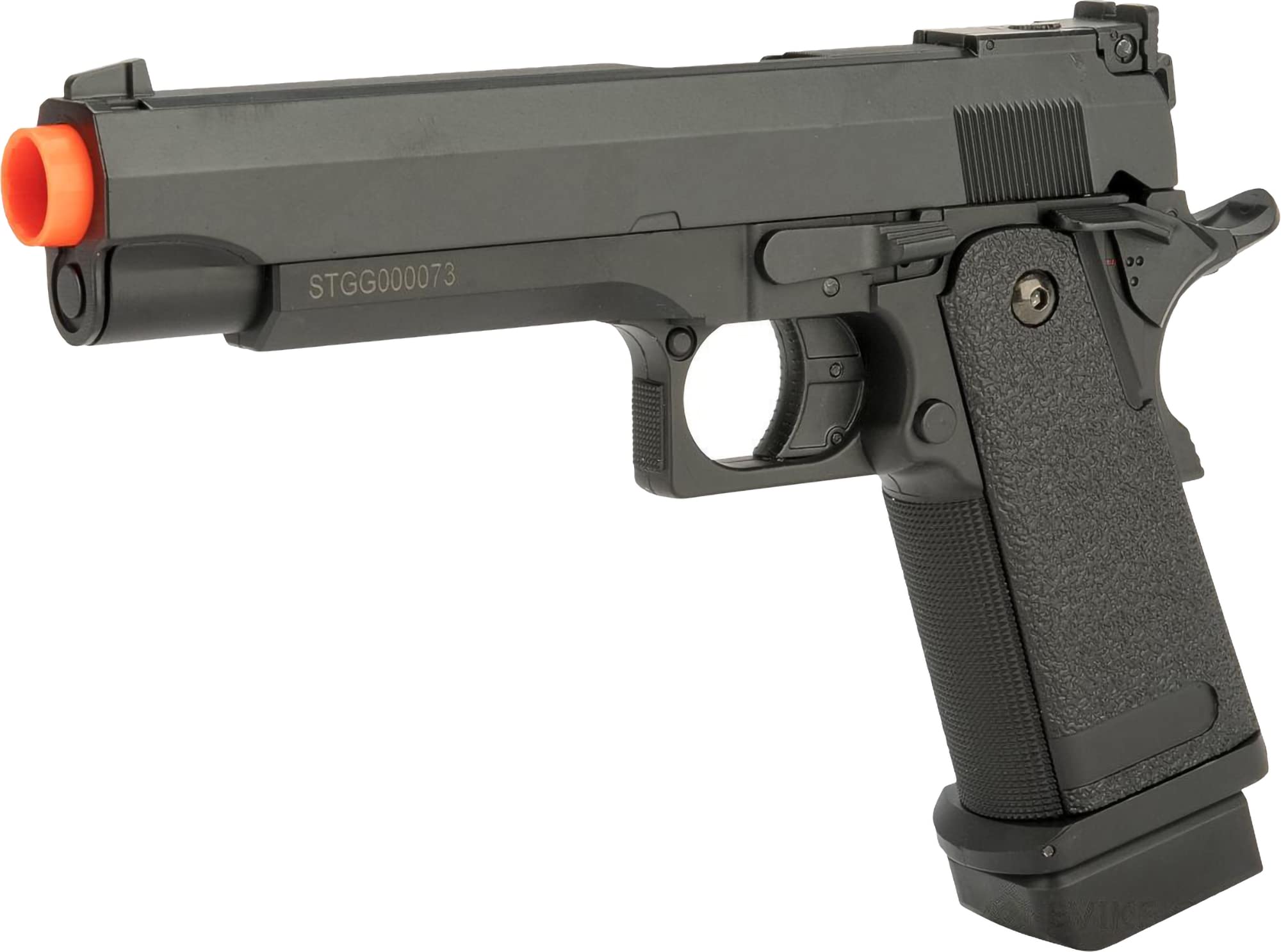 CYMA AEP Hi-Capa Airsoft Pistol Package - Black | Full Auto Electric Airsoft Gun with Battery & Charger | Perfect for Target Practice & Airsoft Battles