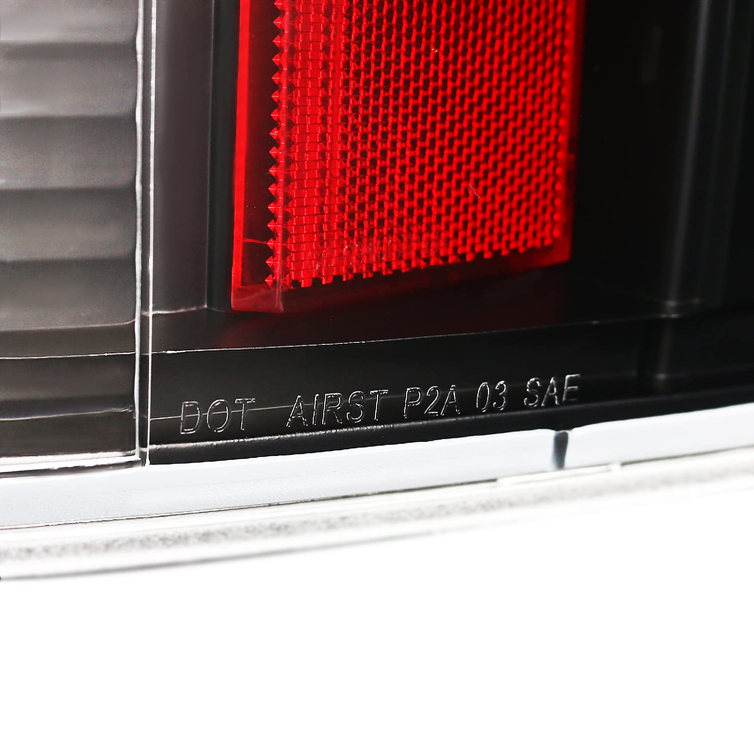 Spec-D Tuning LED Light Bar - Jet Black Housing with Clear Lens Projector Headlights & Black LED Tail Lights - Compatible with Chevrolet Silverado (Left + Right Pair) - Upgrade Your Truck Lighting for Night Driving & Off-Road Adventures