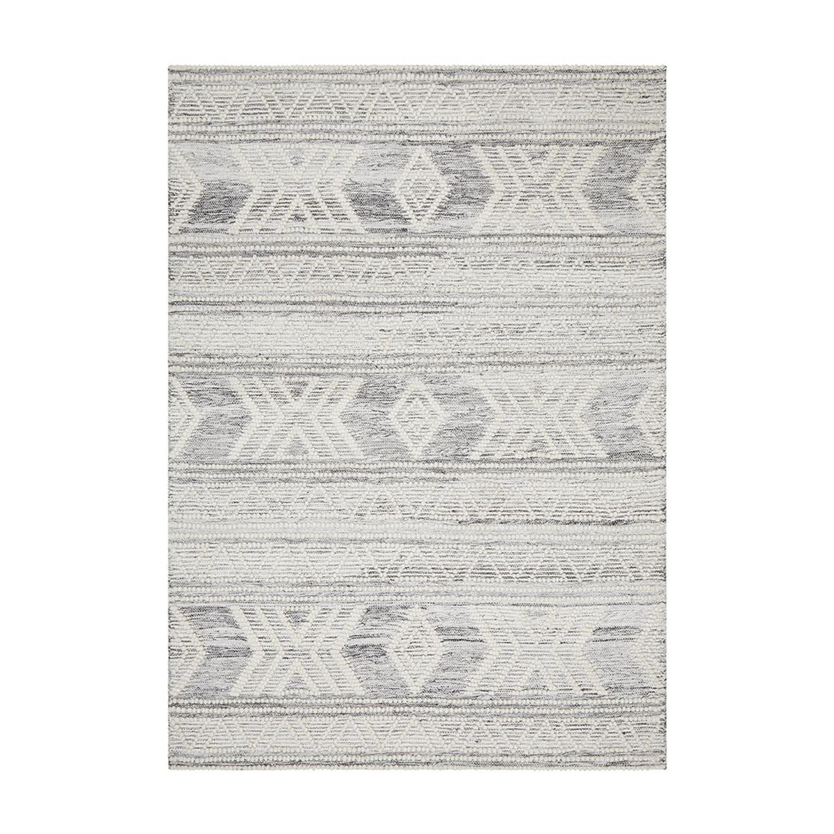 Premium Hudson 806 Area Rug - Soft Silver Gray Modern Design for Living Room, Bedroom & Office - Non-Slip Backing & Easy to Clean