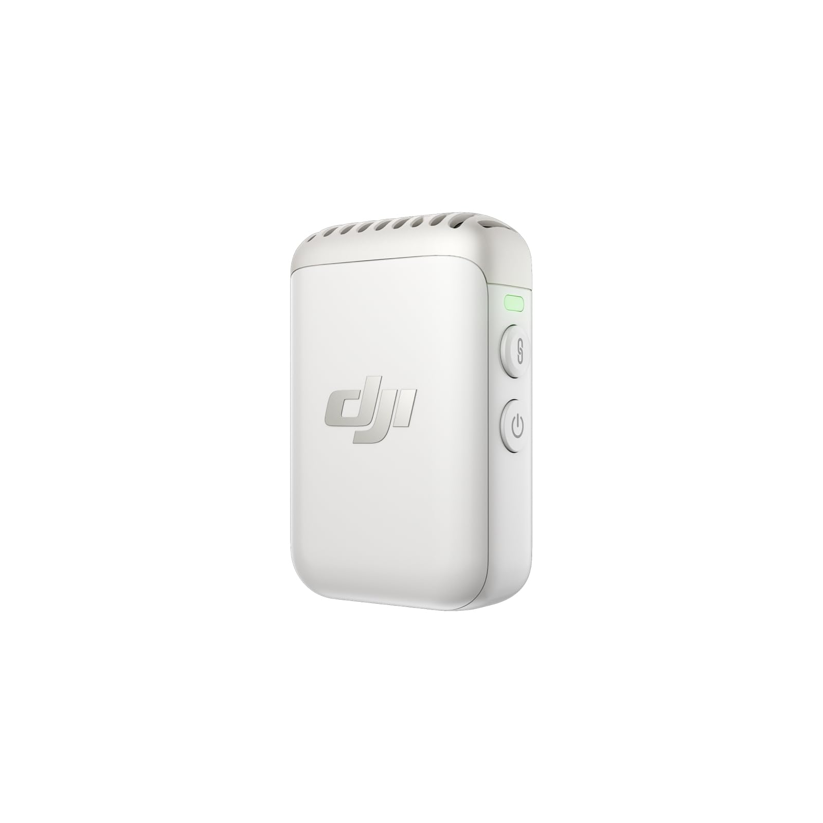 DJI Mic 2 Wireless Lavalier Microphone (Pearl White) - Noise Cancelling Mic with 14H Internal Recording, 6H Battery, Magnetic Clip & Bluetooth for YouTube, Vlogging, Podcasting, Live Streaming & Interviews