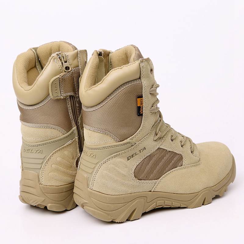 Men's Tactical Boots - Lightweight Military Combat Boots for Outdoor Hiking, Work & Duty Use - Durable Army Boots for Men