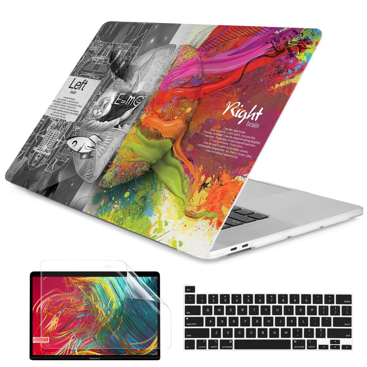 DONGKE Hard Plastic Protective Case Cover for MacBook Pro 16 Inch (Model A2141, 2019-2020 Release) - Compatible with 16