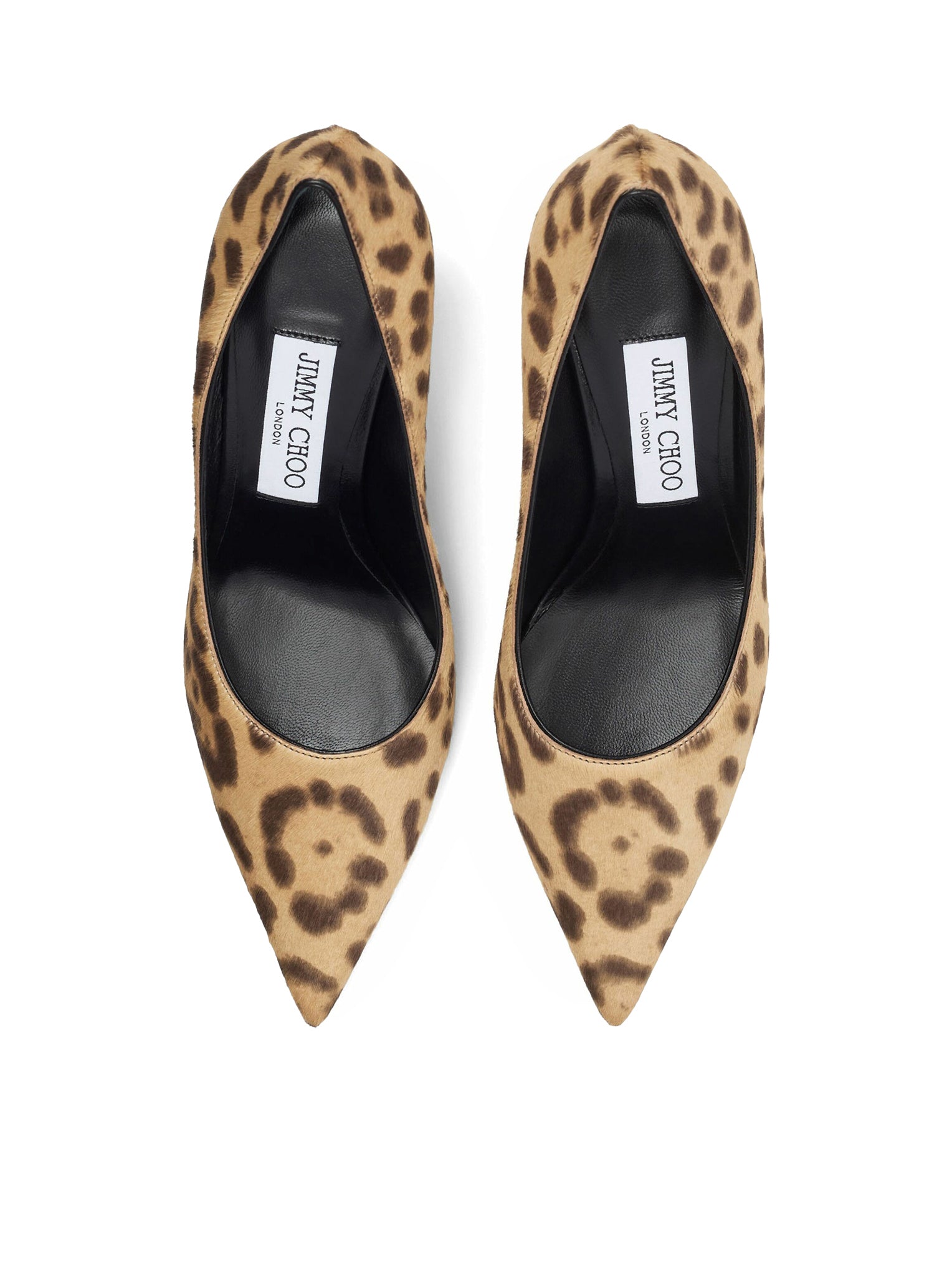 Stylish Pony Skin Decollete Shoes with Leopard Print - Perfect for Evening Parties & Fashion Events