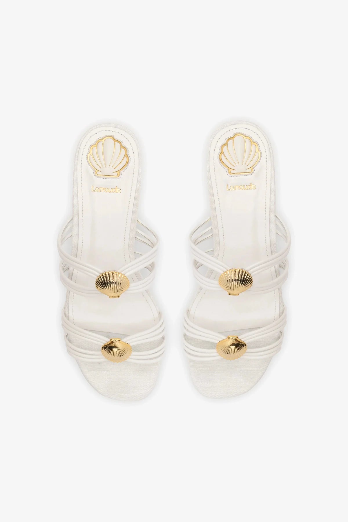Shelly Flat Mule Shoes - White Genuine Leather Slip-On Loafers for Women | Comfortable Casual & Office Wear | Perfect for Spring, Summer and Indoor Use