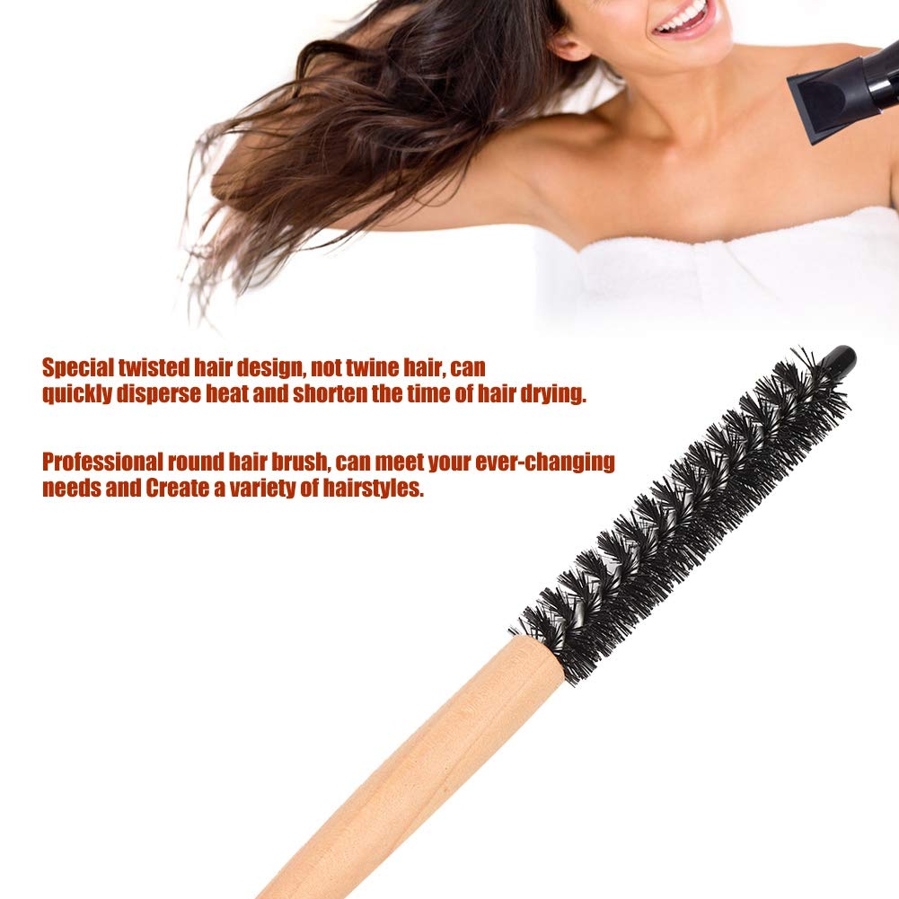 20mm Volumizing Hair Brush - Small Teasing Comb for Blow Drying, Curling & Styling | Perfect for Creating Bangs & Adding Volume to Fine Hair | Salon-Quality Hairdressing Tool for Home & Professional Use