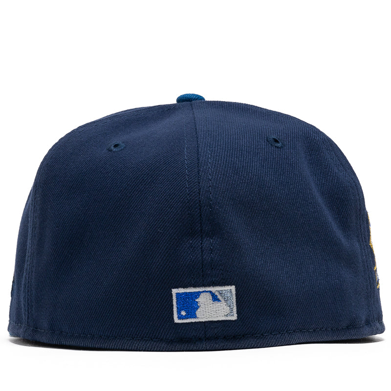 New Era x Politics Atlanta Braves 59FIFTY Fitted Hat - Official MLB Baseball Cap for Men & Women - Perfect for Baseball Games, Streetwear Fashion & Sports Fans