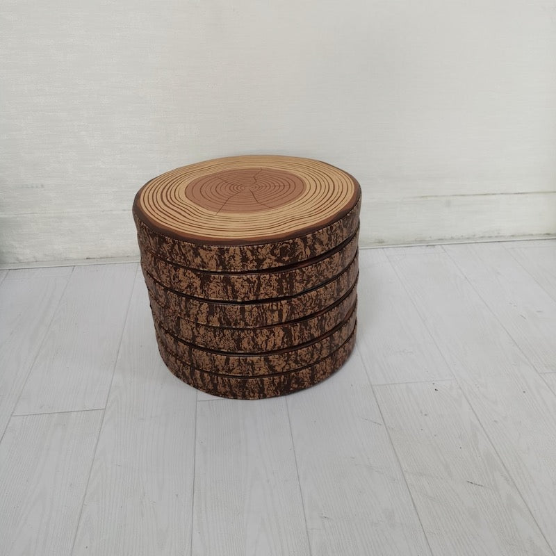 Soft Play 6-Piece Luxury Log Round Cushions - Comfortable & Stylish Home Decor for Living Room, Bedroom, or Nursery - Perfect for Lounging, Reading, and Relaxing
