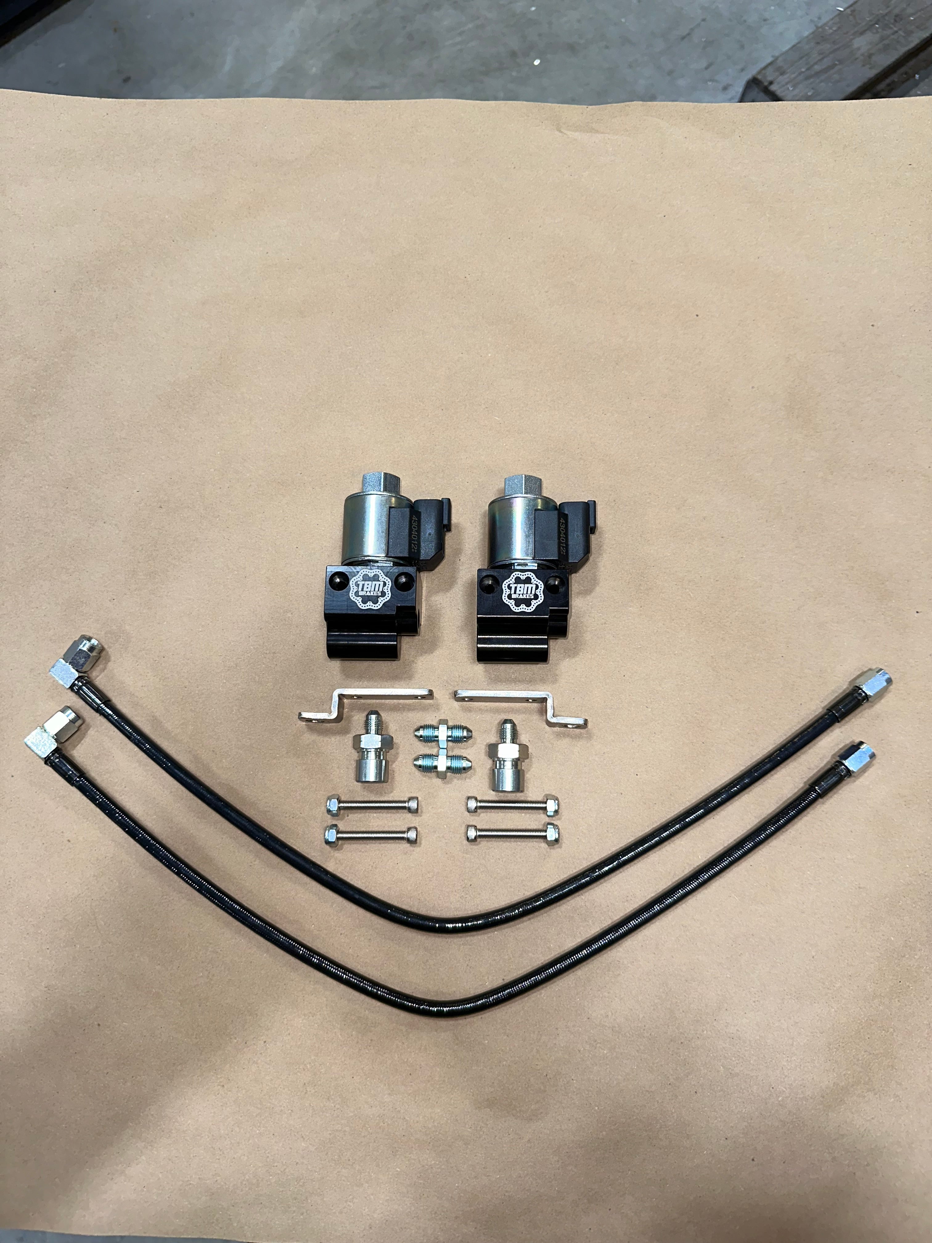 2021 Ford F150 TBM Dual Line Lock Kit with Brackets - High Performance Brake Lock System for Racing & Off-Roading