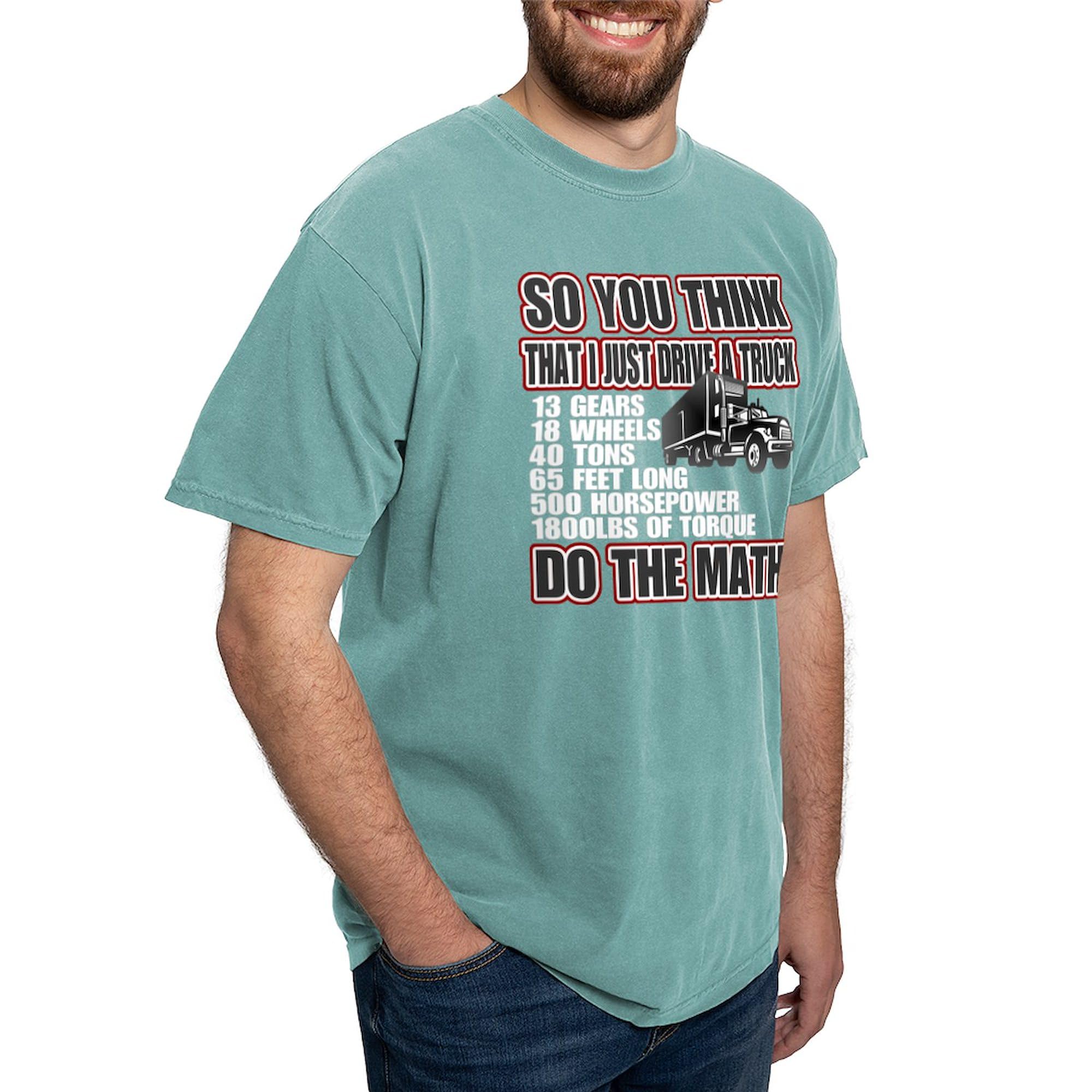 Men's 'Do The Math' Trucker T-Shirt by CafePress | Comfort Colors® Soft Cotton Tee for Casual Wear & Math Enthusiasts