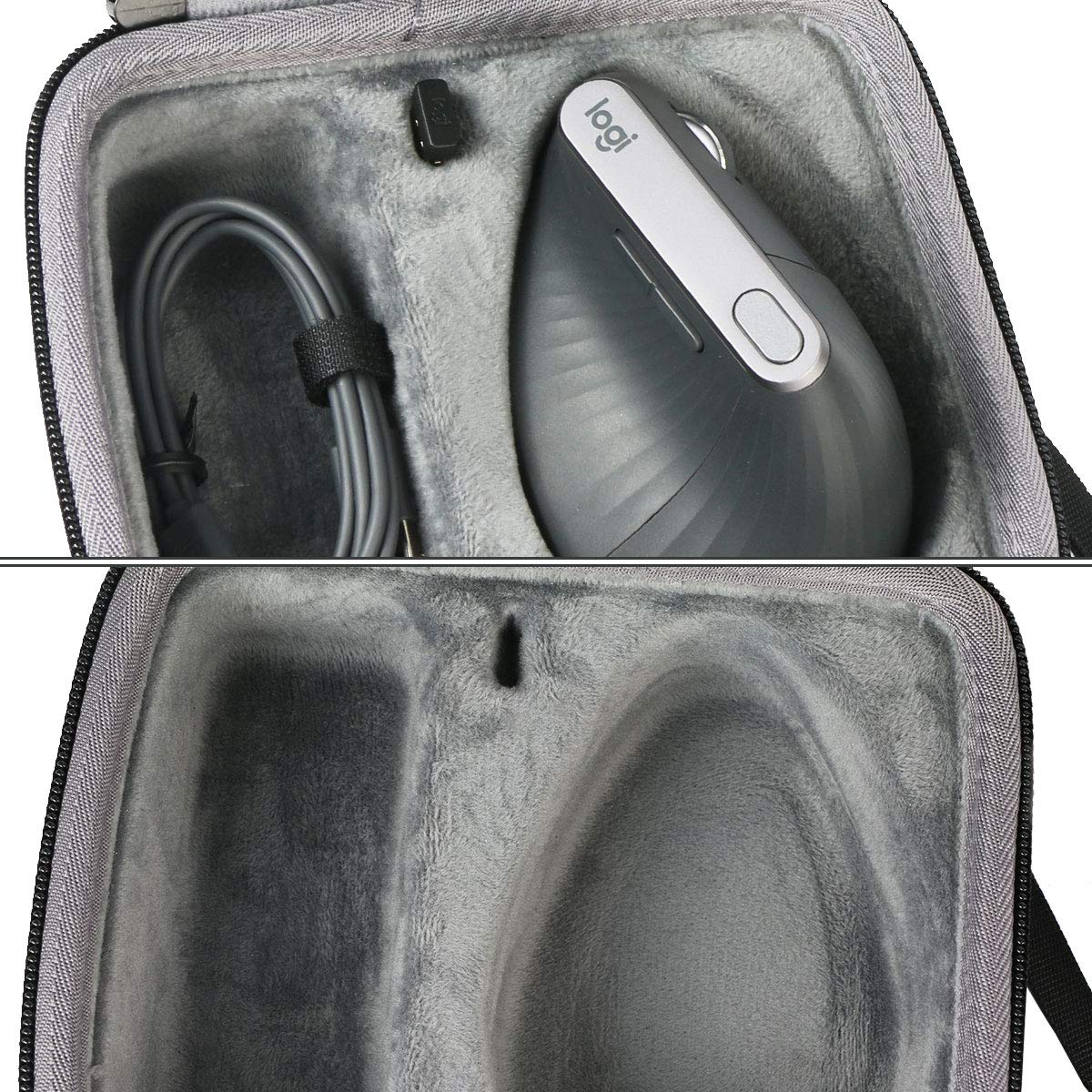 Premium Hard Travel Case for Logitech MX Vertical Mouse & Ergo K860 Keyboard - Protective Storage for Office, Home & Business Trips