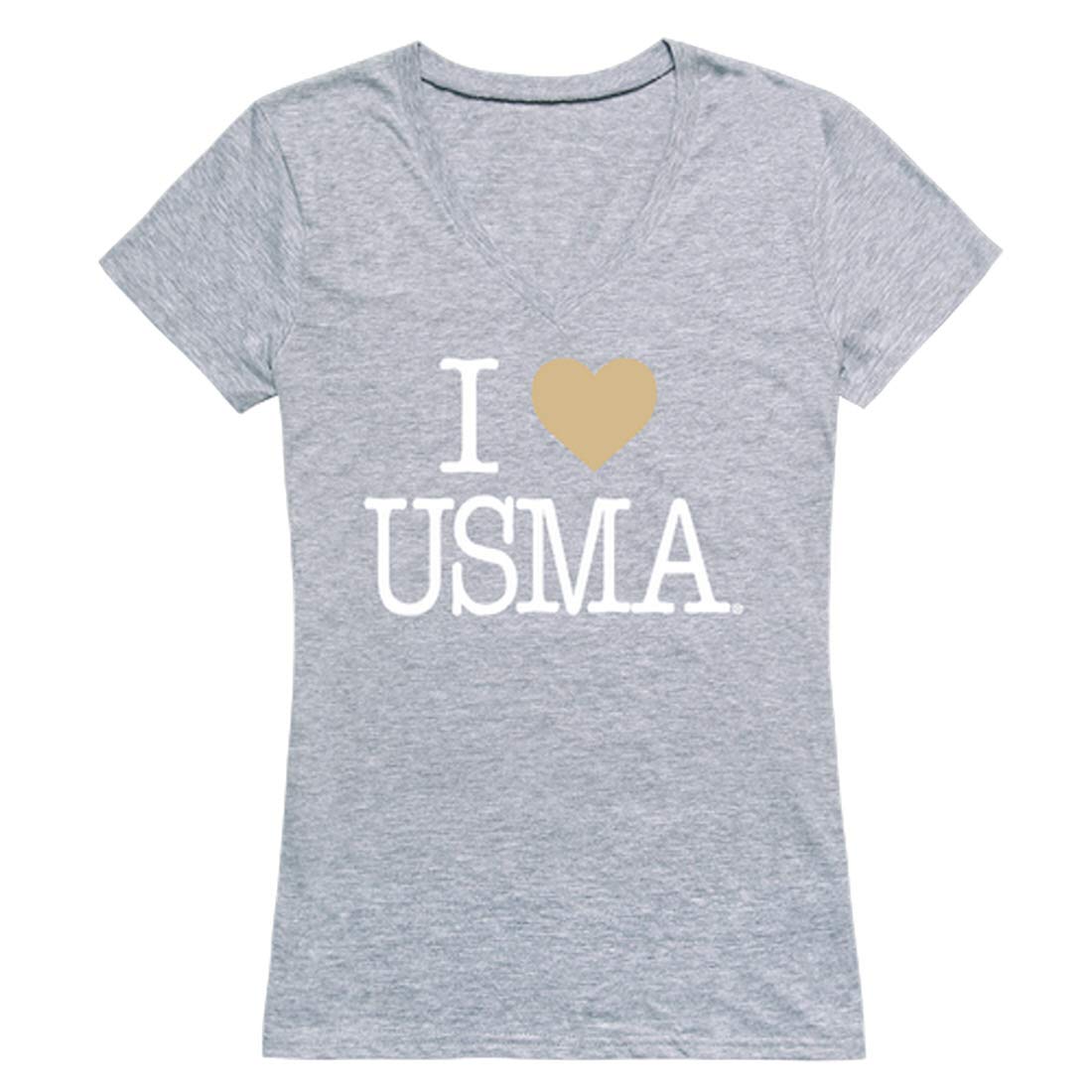 USMA United States Military Academy Army Black Knights Women's T-Shirt - Heather Grey, XX-Large - Comfortable Casual Wear for Military Supporters & College Fans