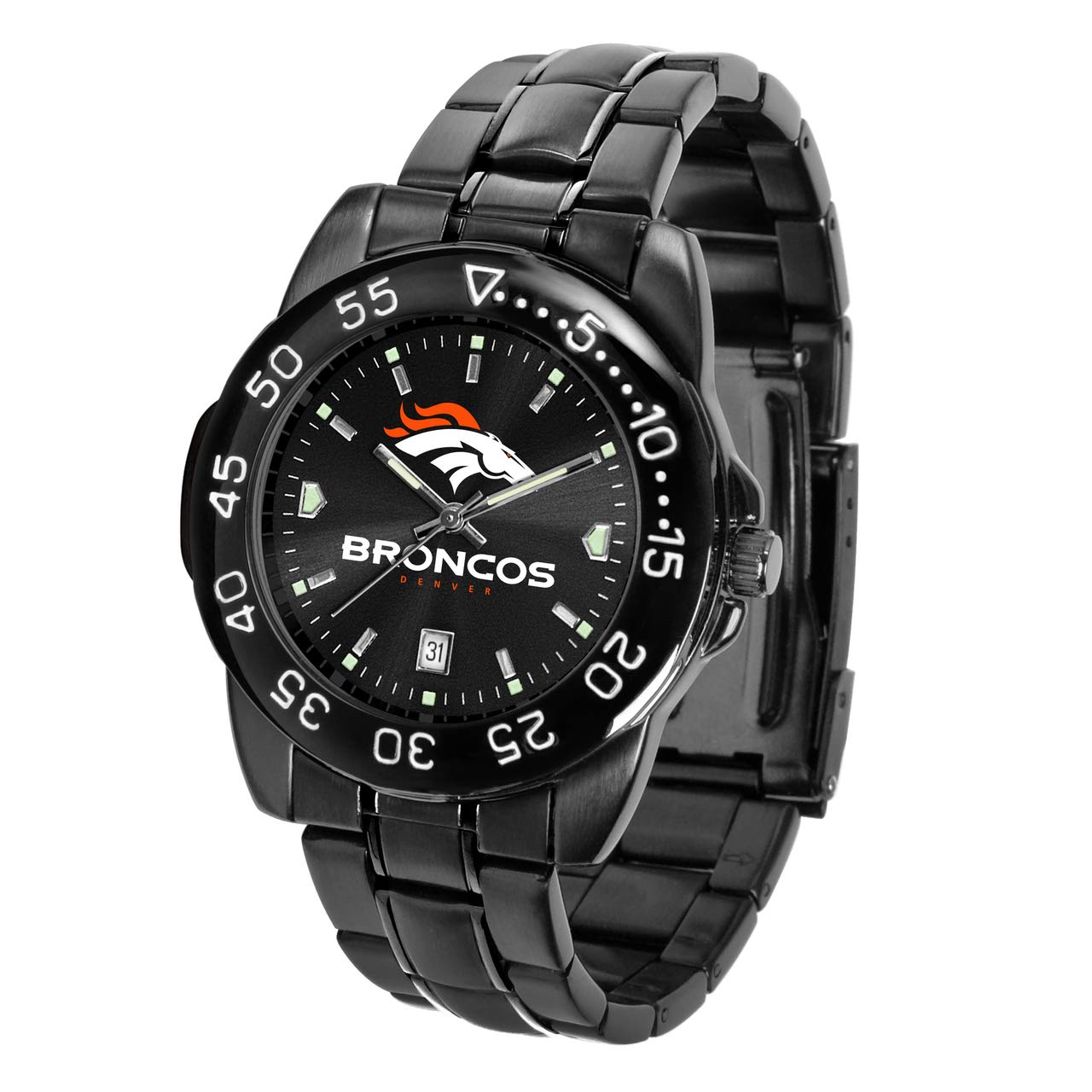 NFL Men's Fantom Wrist Watch - AnoChrome Black One Size - Stylish Sports Watch for Football Fans - Perfect for Game Day, Gifts & Everyday Wear