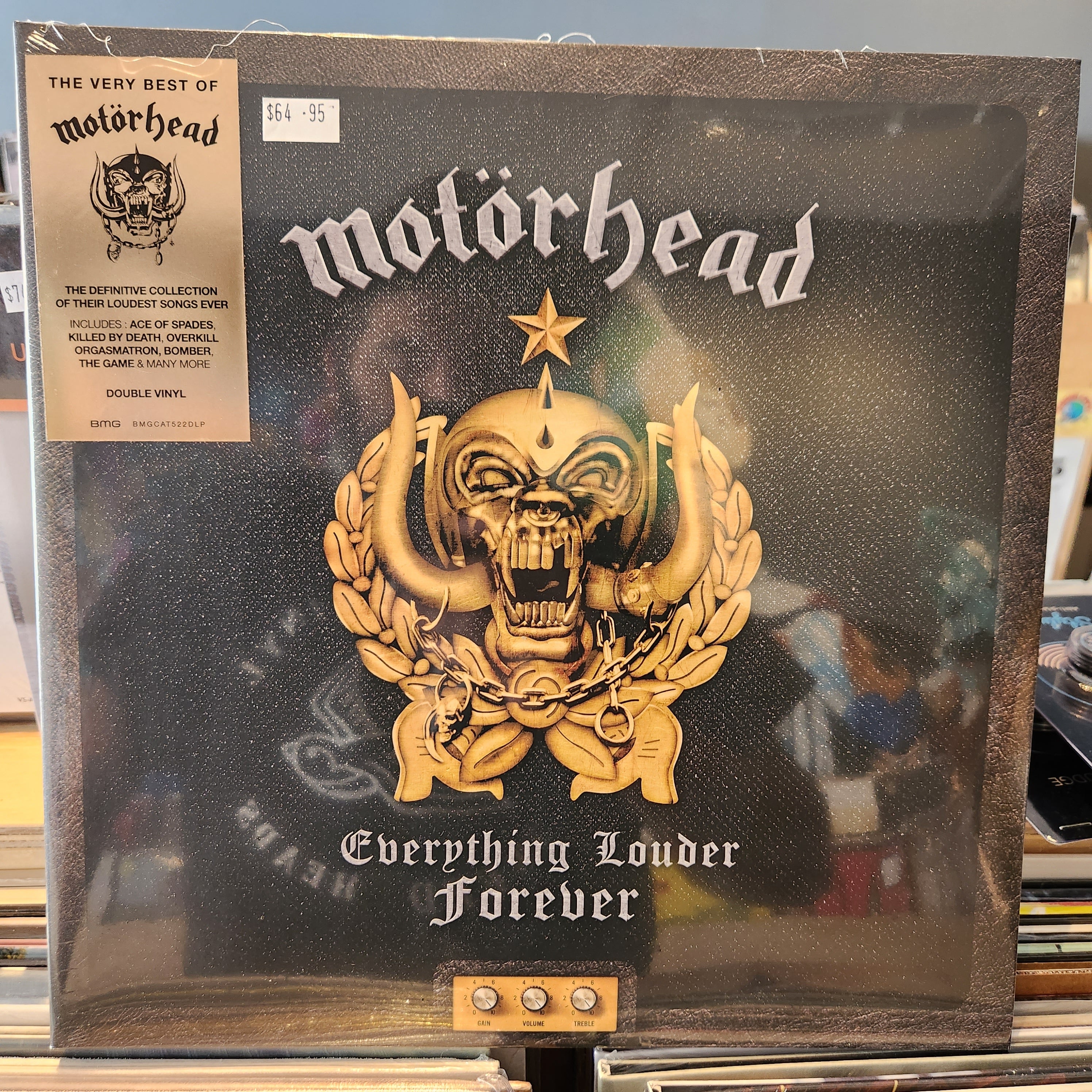 Motorhead - Everything Louder Forever Vinyl LP Record | Heavy Metal Music Album for Collectors & Fans | Perfect for Home Listening & Music Collections