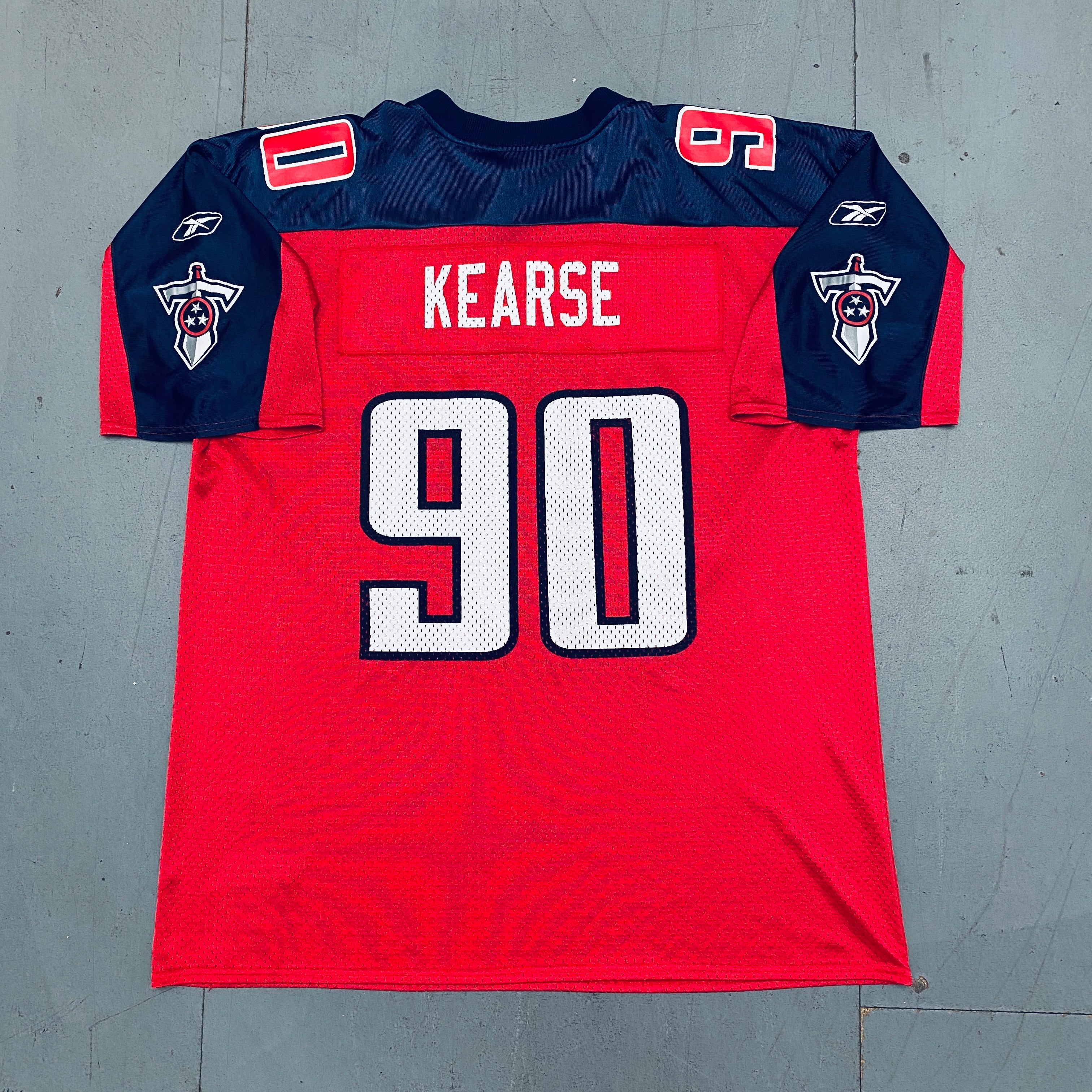 Jevon Kearse Tennessee Titans NFL Fan Alternate Jersey 2001/02 - Size XL for Game Day & Sports Collectibles