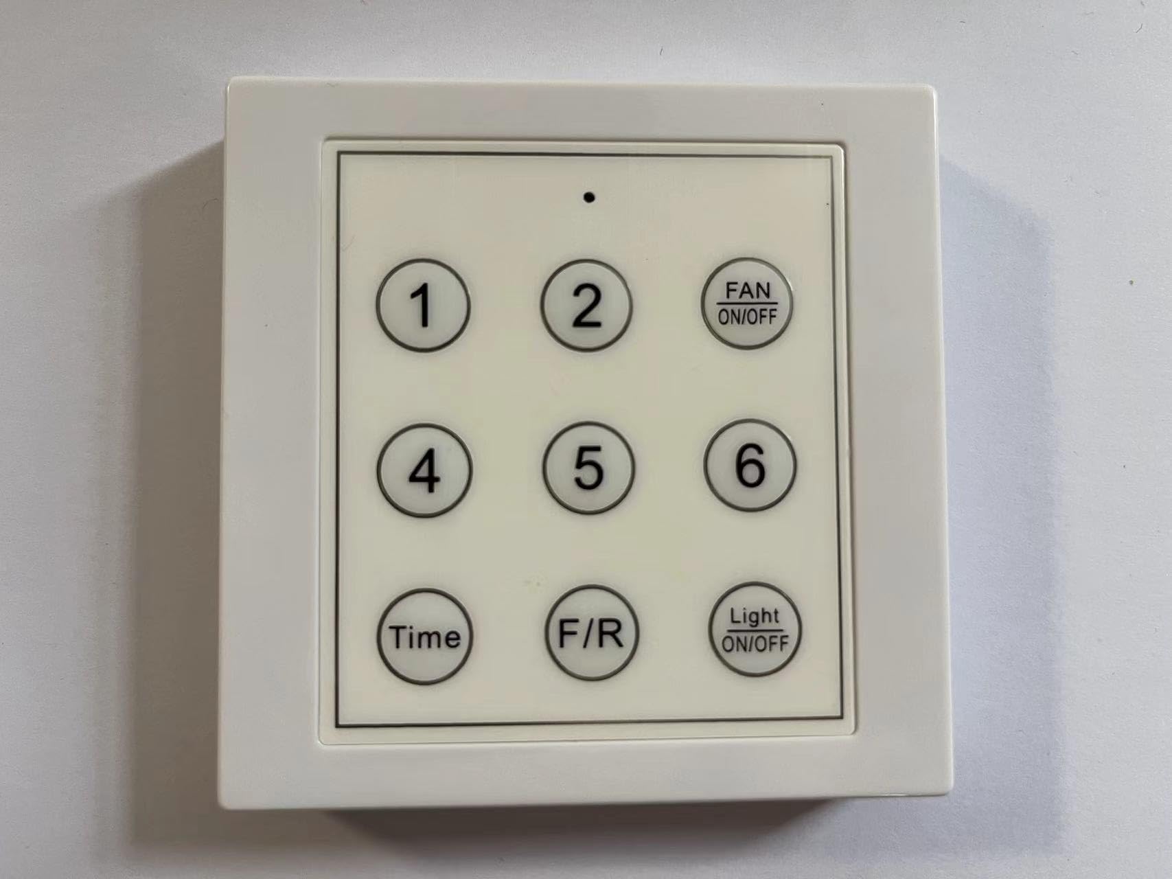 Ceiling Fan Wall Remote Control with 3-Speed Wired Switch - Perfect for Bedroom, Living Room & Office Fan Control