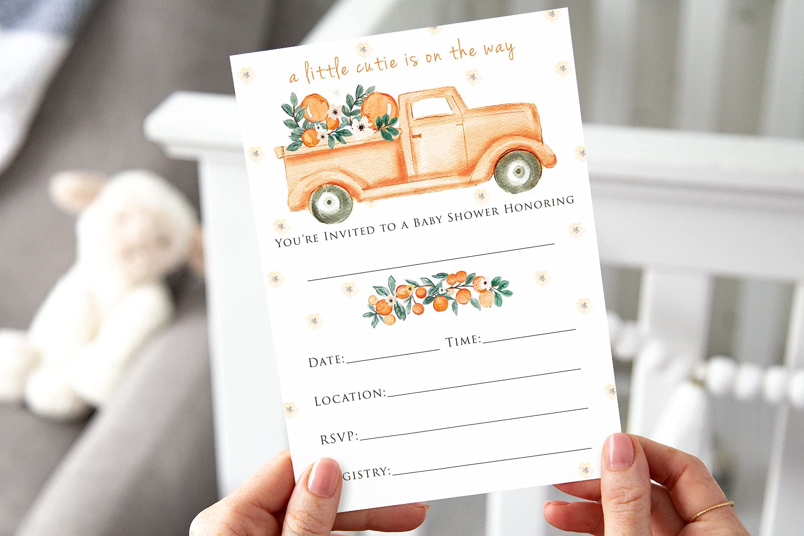 Adorable Baby Shower Invitations with Envelopes - Set of 25 Cards & 25 Envelopes | Perfect for Gender Reveal, Baby Shower Party & Newborn Celebration | M Market On Mainstreet