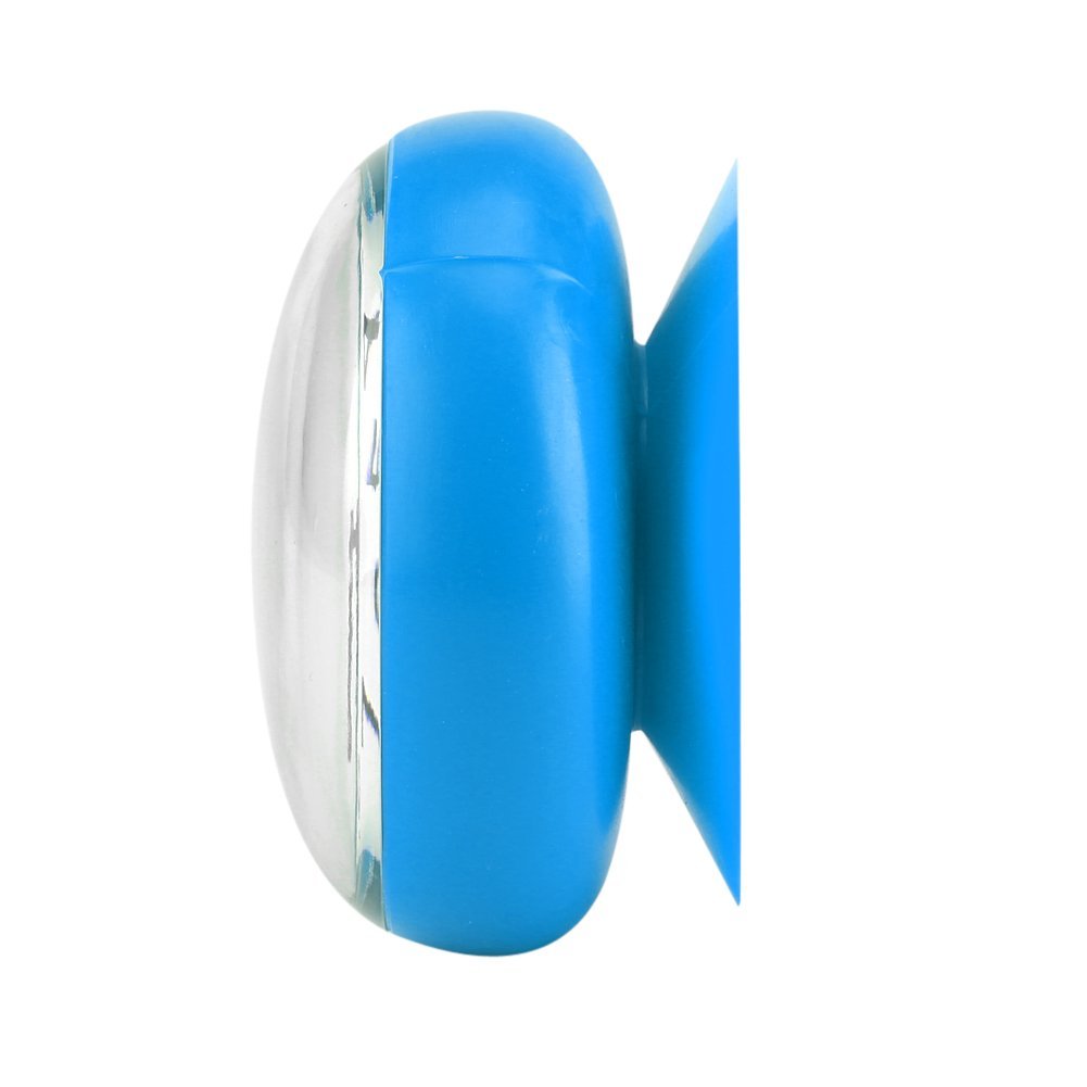 Yosoo Waterproof Shower Clock with Strong Suction Cup - Round Arabic Digital Bathroom Clock for Shower, Kitchen & Pool - Non-Slip Bath Accessories (Blue) | Perfect for Bath Time, Swimming, Spa & Home Decor