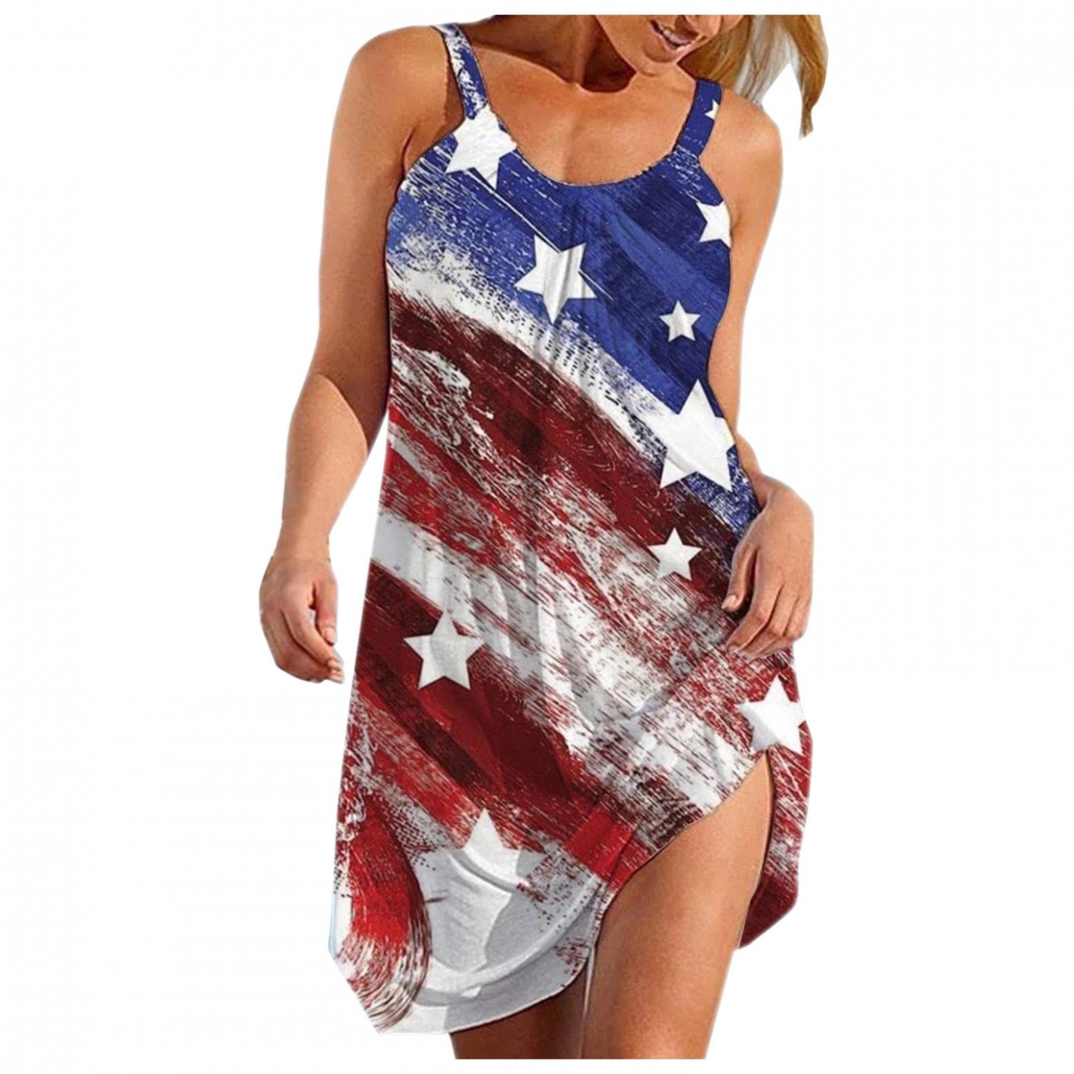 Women's Floral Boho Summer Dress - Sexy Sleeveless Tank Sundress for Beach, Vacation & Casual Wear | Loose Fit Maxi Dress for Women & Girls