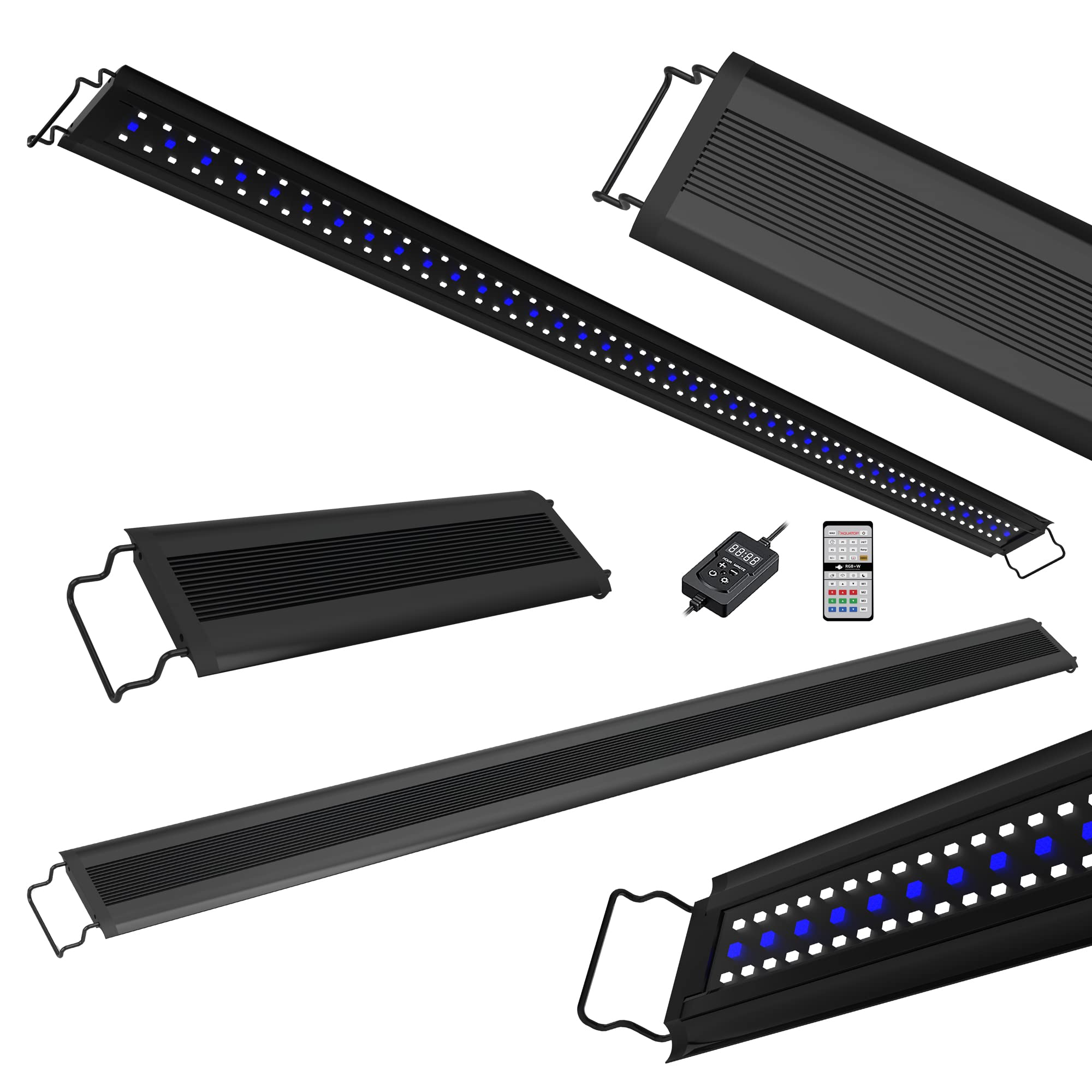 Aquatop SkyAqua Pro LED Aquarium Light - 6500K Full Spectrum with Remote Control for 30-36 Inch Fish Tanks | UL & CSA Certified | Natural Sunlight Simulation for Plant Growth & Coral Reef | Perfect for Freshwater & Saltwater Aquariums