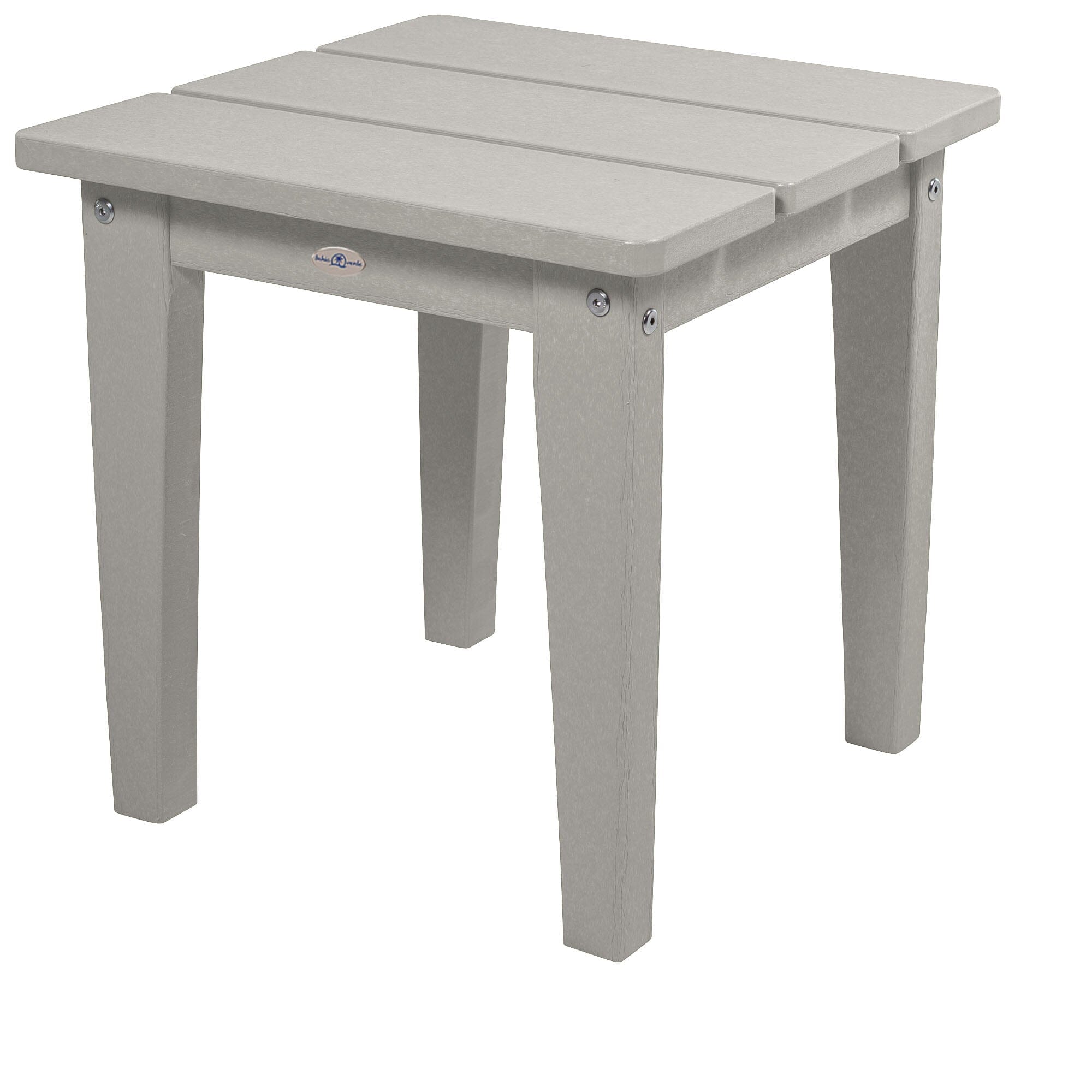 Adirondack Side Table - Outdoor Patio Furniture, Waterproof & Durable Small End Table for Garden, Deck, Poolside - Perfect for Drinks, Books & Decor