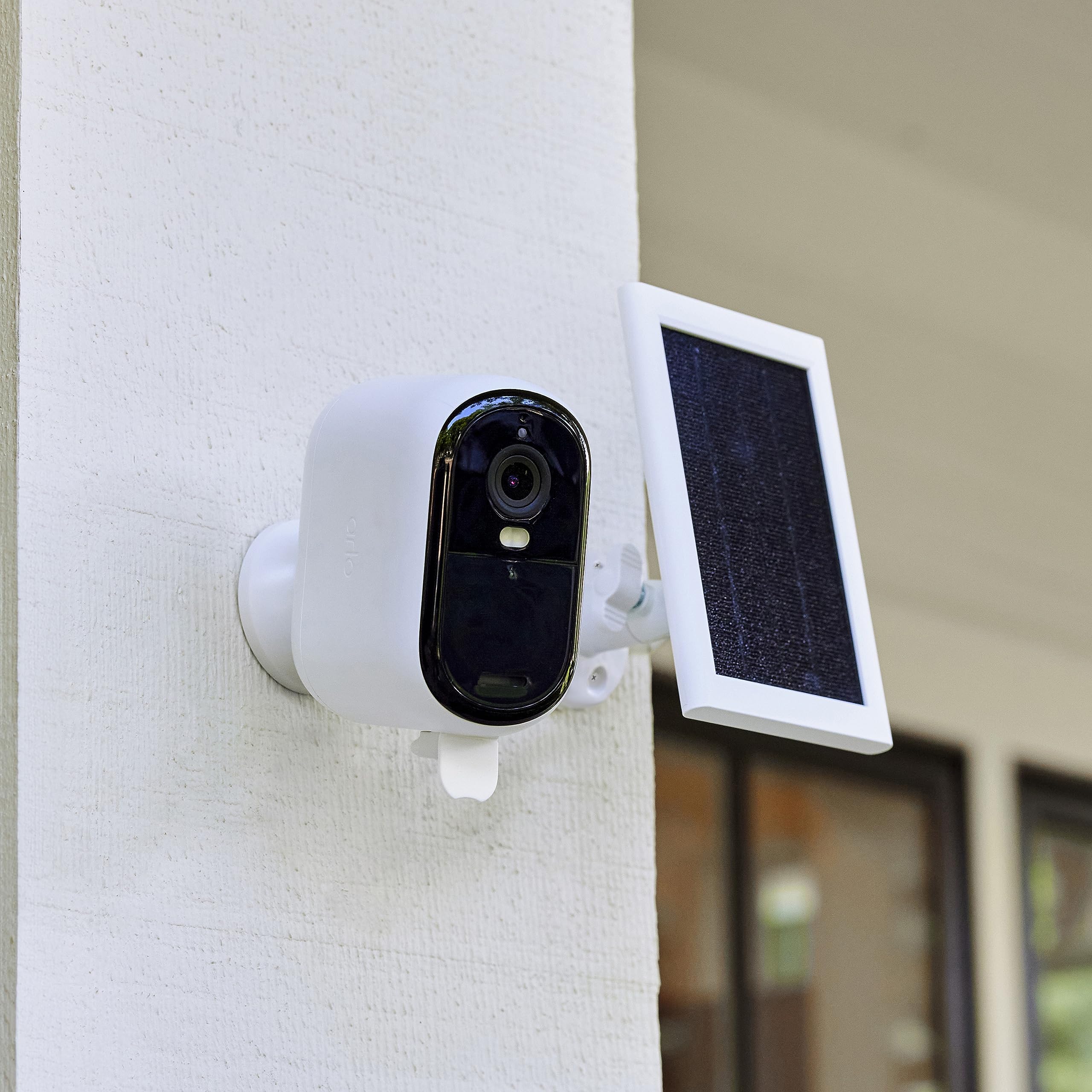 Arlo Essential Solar Panel Charger (2nd Generation) - Certified Accessory for Arlo Essential Outdoor & XL Cameras - Weatherproof Wireless Charging Solution - Perfect for Home Security & 24/7 Surveillance - Model VMA6600 (White)