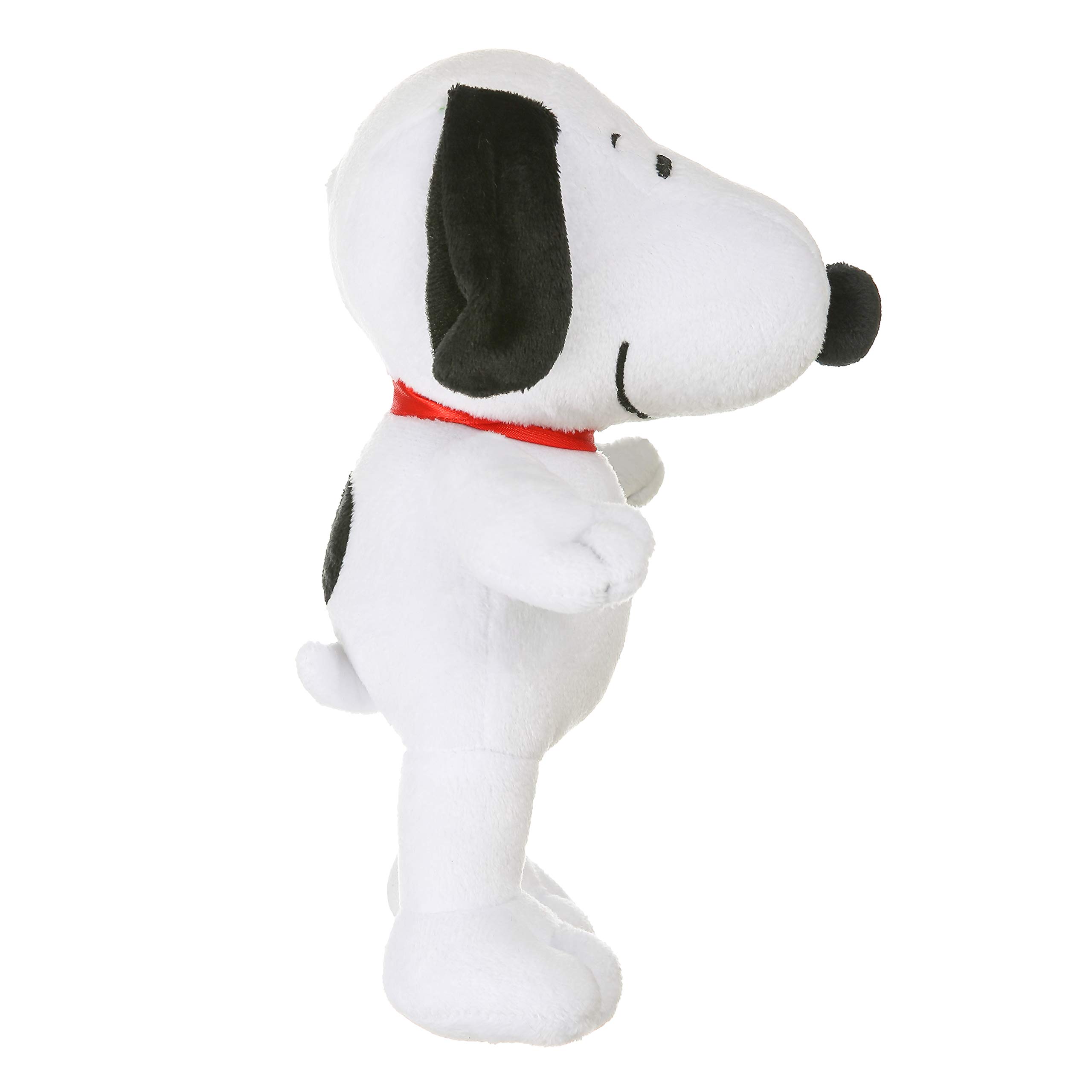 Peanuts Snoopy Plush Dog Toy with Squeaker - 9 Inch Medium White Officially Licensed Peanuts Pet Toy for Small & Large Dogs - Soft Fabric Chew Toy for Playtime, Training & Cuddling
