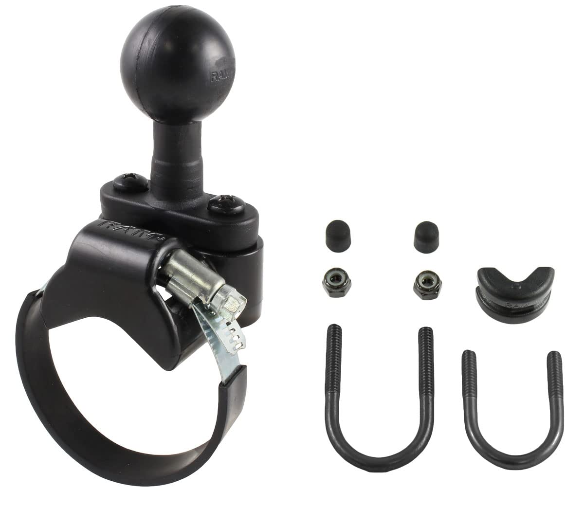 RAM Mount RAM-231Z-2U Bracket Kit - 204g 重型支架套件，适用于摩托车、ATV、UTV和船舶设备安装