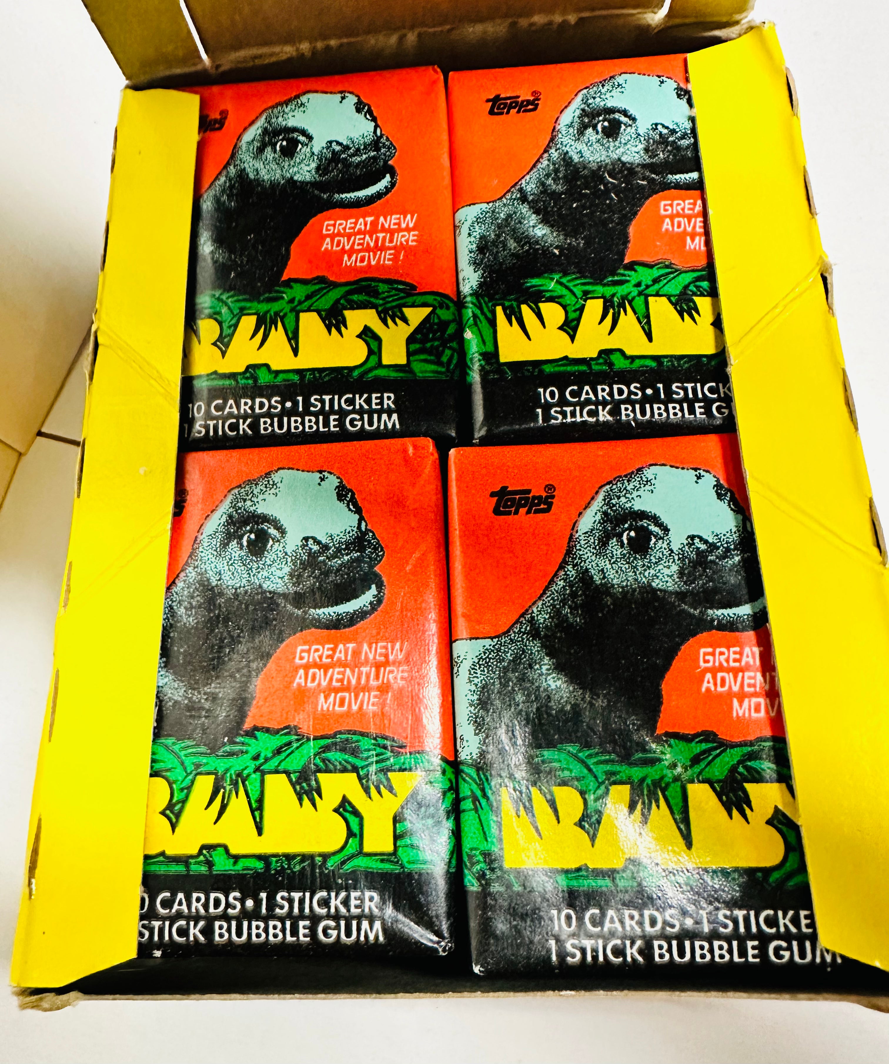 36 Pack Baby Movie Cards Box - 1985 Edition | Perfect for Baby Showers, Birthdays & Collectibles
