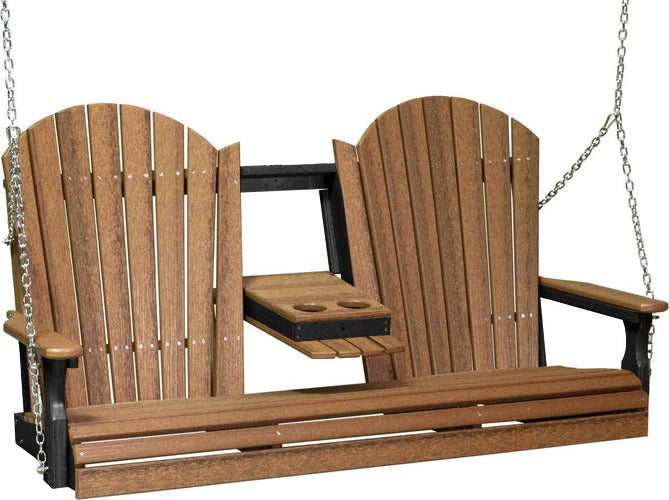 Antique Mahogany on Black