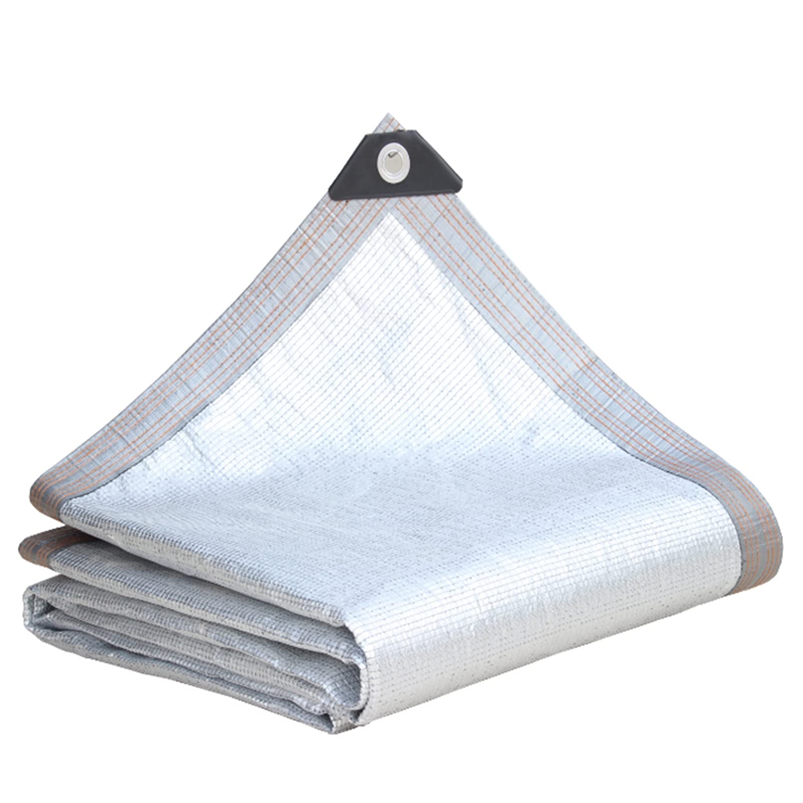 Premium Shade Cloth Greenhouse Cover with Reinforced Grommets - Heat Reflective Aluminum Foil Tarp for Garden, Lawn & Plant Protection - 90% UV Blocking (2m x 4m) - Ideal for Greenhouses, Patio Shading & Outdoor Plant Shelter