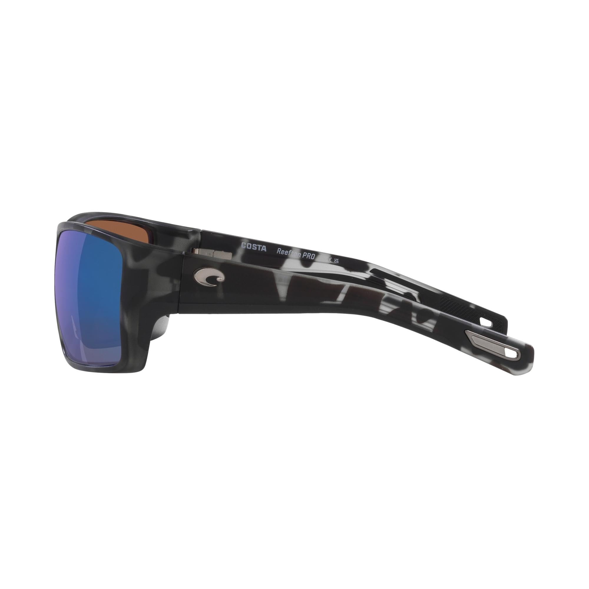Costa Del Mar Men's Reefton Pro Rectangular Polarized Sunglasses for Fishing, Boating & Outdoor Activities | UV Protection & Anti-Glare Lenses