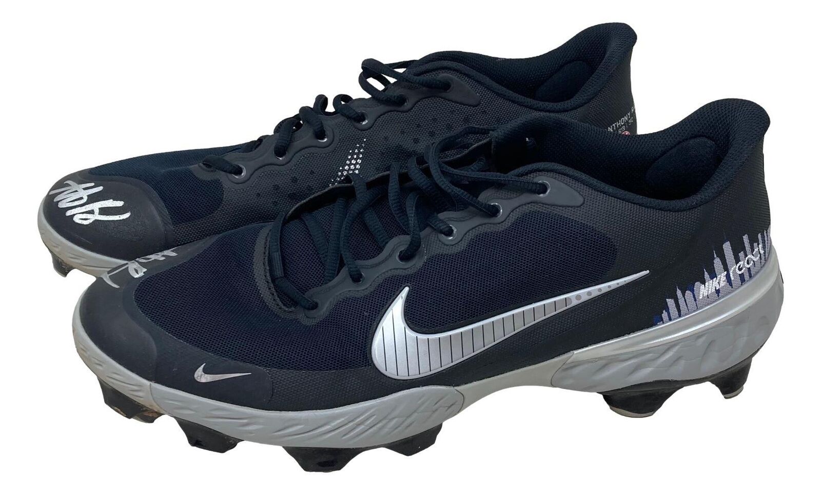 Anthony Rizzo Autographed 2023 Game Used Yankees Nike Cleats - Dual Signed Baseball Cleats for Collectors & Fans - Perfect for Memorabilia Displays & Yankees Fan Gifts