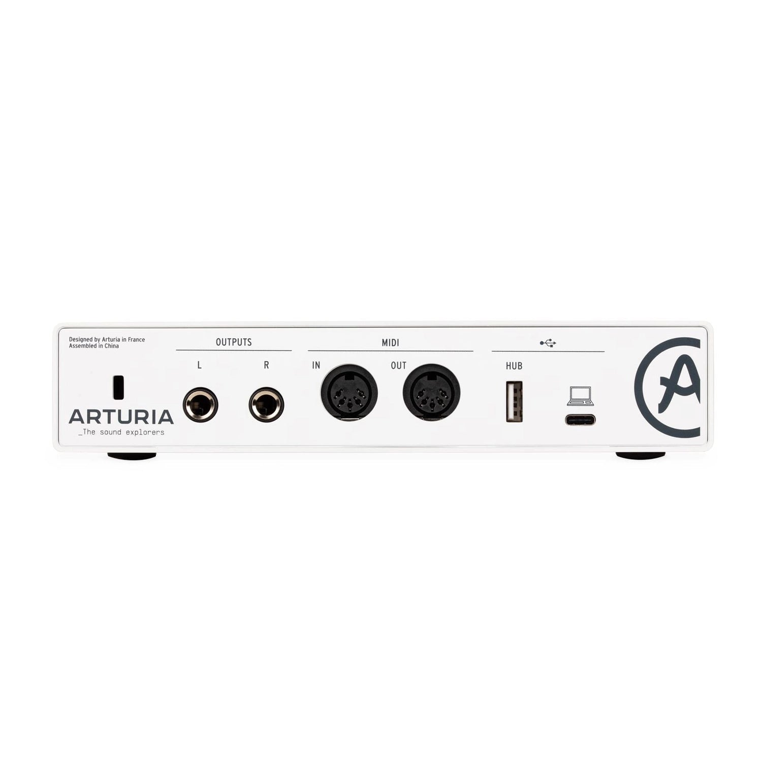 Arturia Minifuse 2 USB-C Audio Interface - 2-In/2-Out Studio Recording for Music Production, Podcasting & Home Recording | Compact USB Audio Interface with High-Quality Preamps