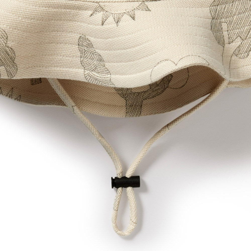 Park Days Organic Sun Hat for Women - UPF 50+ Wide Brim Summer Beach Hat with Adjustable Chin Strap - Perfect for Outdoor, Gardening, Travel & Vacation Protection
