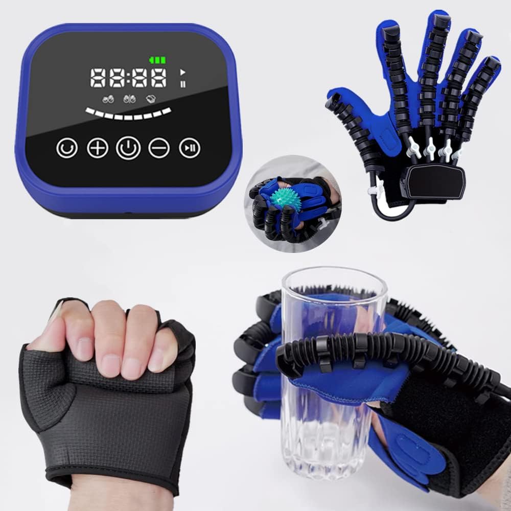 Rehabilitation Gloves for Hand & Finger Recovery - Stroke & Hemiplegia Therapy Exercise Equipment | Post-Surgery, Physical Therapy & Home Use