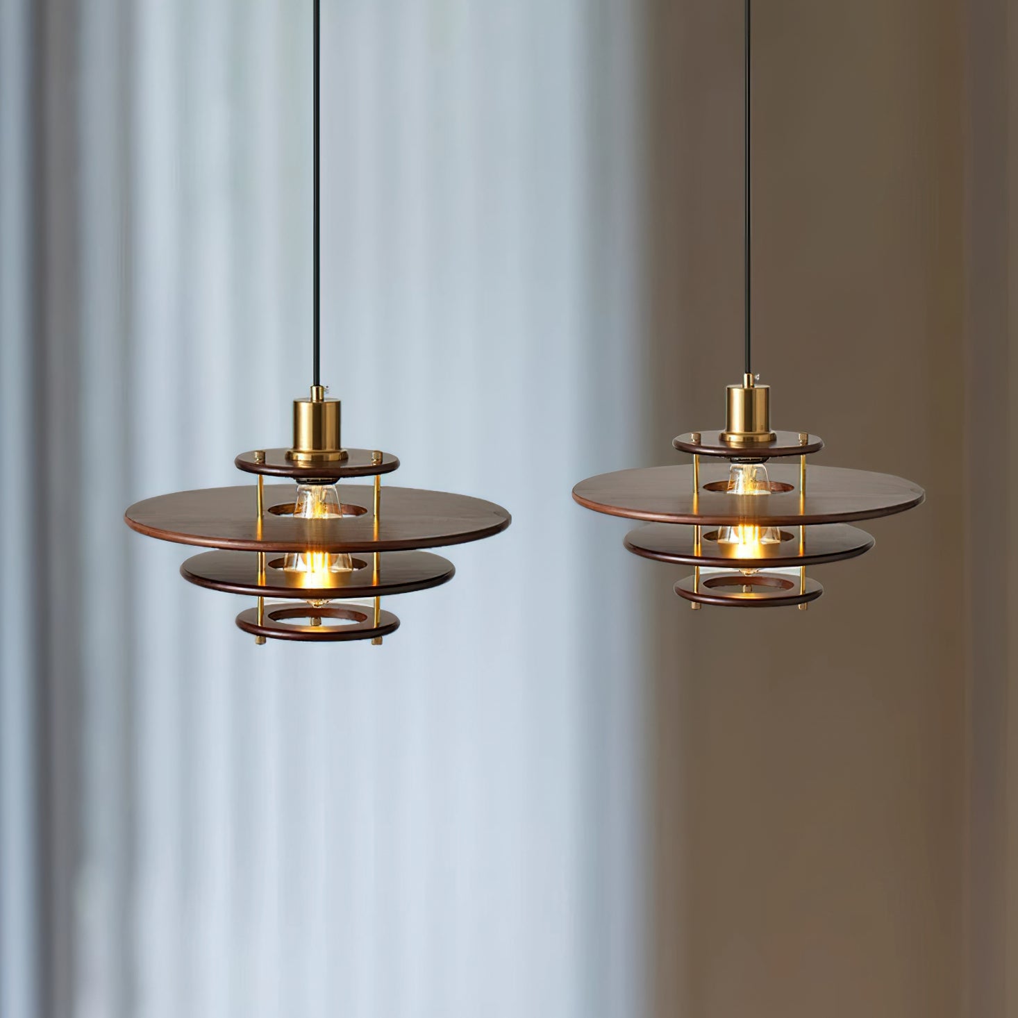 Modern Pendant Lamp - Elegant Hanging Light Fixture for Dining Room, Kitchen Island, or Living Room Decor - Adjustable Height & Energy Efficient LED Bulb Compatible
