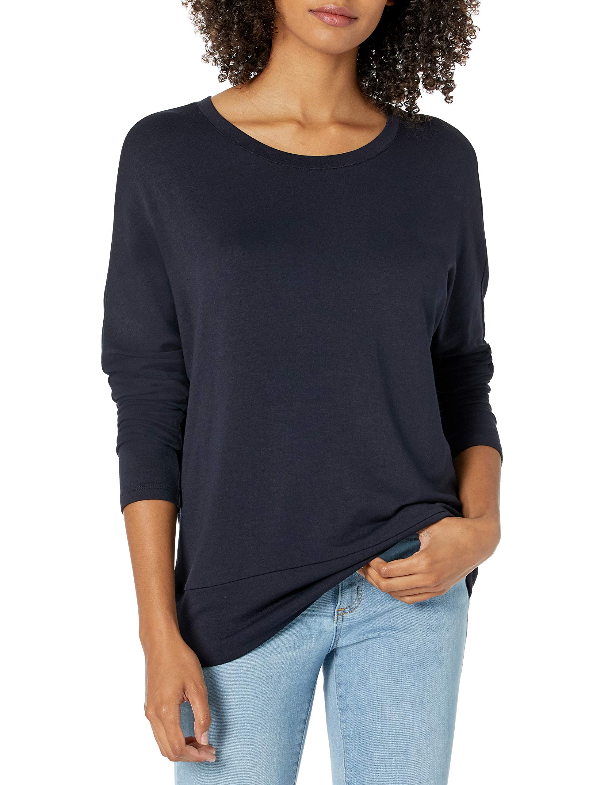 Daily Ritual Women's Supersoft Terry Dolman Cuff Sweatshirt - Cozy Pullover for Lounge, Yoga & Casual Wear | Perfect for Home, Workouts & Everyday Comfort