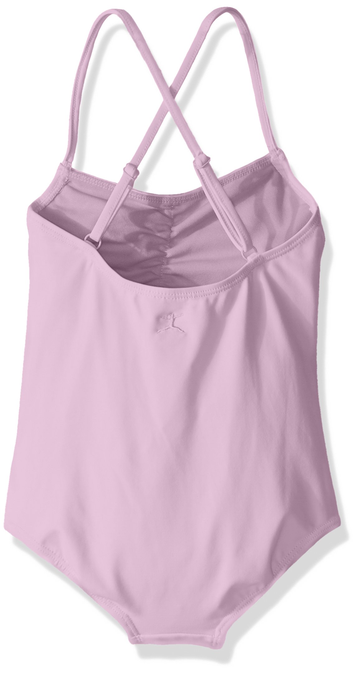 Danskin Girls' Dance Leotard - NYCB Camisole Cross Back Ballet Leotard for Dance Class, Recital & Performance