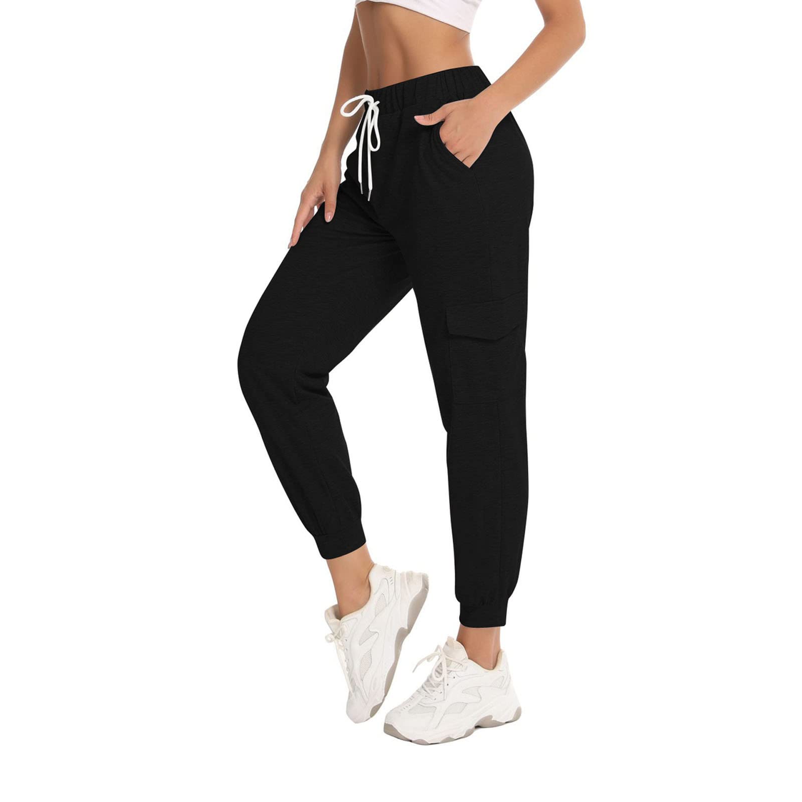 Women's Athletic Jumpsuit with Pockets - Summer & Fall Sporty Pants Stockings for Running, Yoga & Workouts - Comfortable Scrubs for Nurses & Active Lifestyles