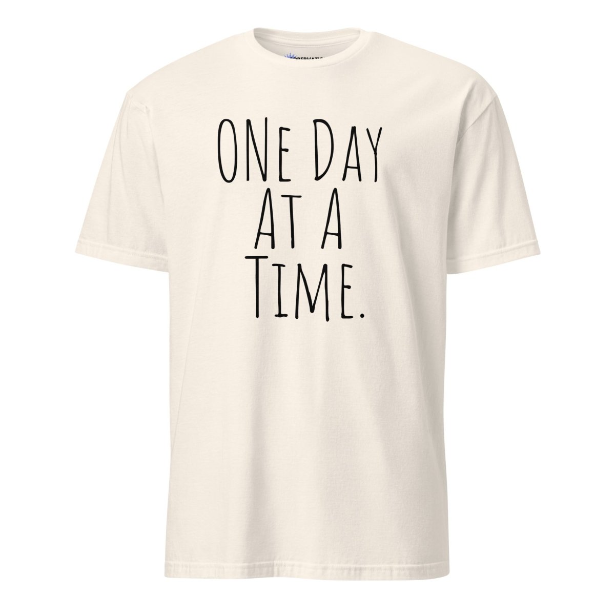 One Day at a Time Essential T-Shirt - Motivational Recovery Shirt for Sobriety & Mental Health - Perfect for AA Meetings, Therapy Sessions & Daily Inspiration