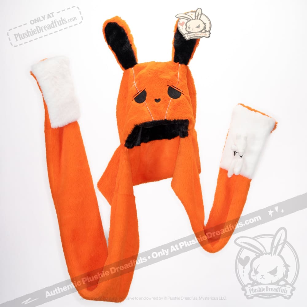Scoodie Dreadful Anxiety Rabbit Scarf Hoodie - Soft Comfort Wear for Stress Relief, Cute Animal Design - Perfect for Winter Warmth, Anxiety Support & Cozy Lounging