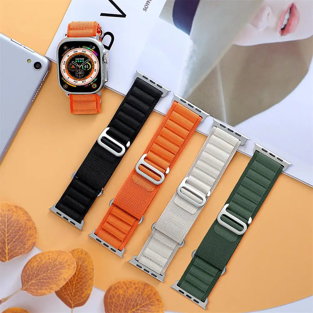 Upgraded Alpine Loop Smartwatch Band for 2025 - Premium Durable Nylon Strap Compatible with Garmin Fenix/Epix Series - Perfect for Hiking, Running & Outdoor Adventures