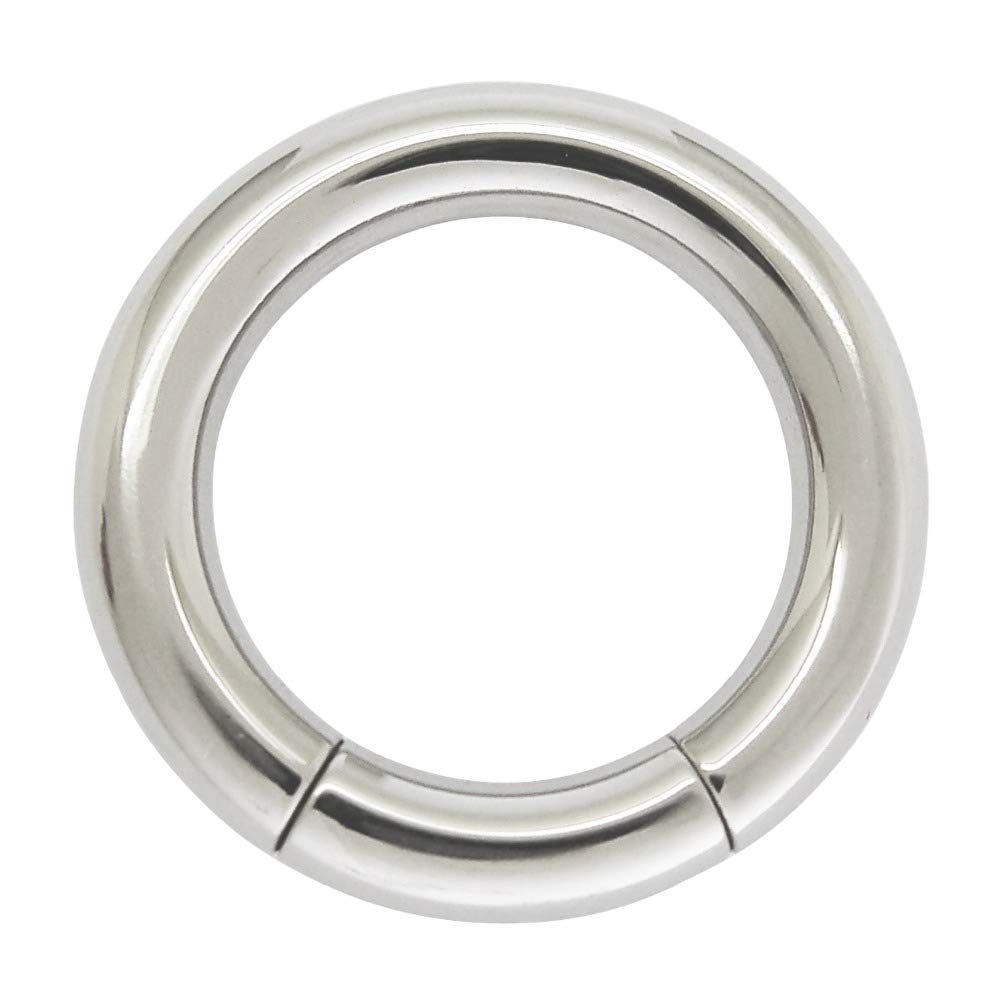 Premium Stainless Steel Body Piercing Jewelry - Segment Ring for Nipple, Ear, and Body Piercings | Hypoallergenic & Secure Restraints | Perfect for Everyday Wear, Parties, and Alternative Fashion Styles