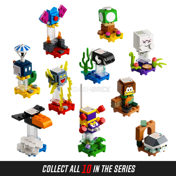 LEGO Super Mario Series 1 Collectible Minifigure - Buzzy Beetle (4/10) | Authentic Building Blocks for Kids & Adults | Perfect for Display, Gifts & Mario-Themed Collections