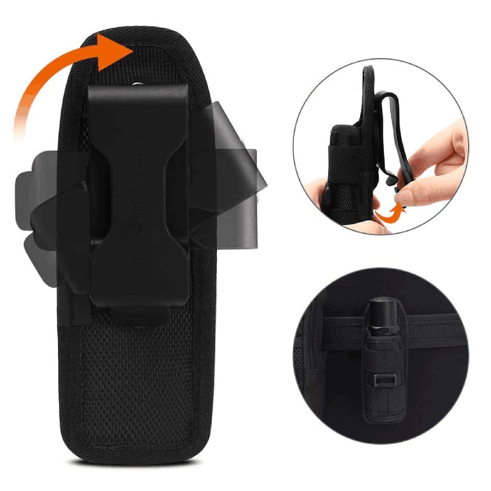 Super Bright 120,000 Lumen Tactical Flashlight with Holster - High Power Single Mode LED Flashlight for Security, Emergency, Camping & Outdoor Adventures