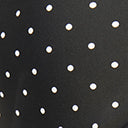 Vintage Black & White Polka Dot Peplum Tankini Swim Top - Retro Swimwear for Women, Perfect for Beach Vacations & Pool Parties