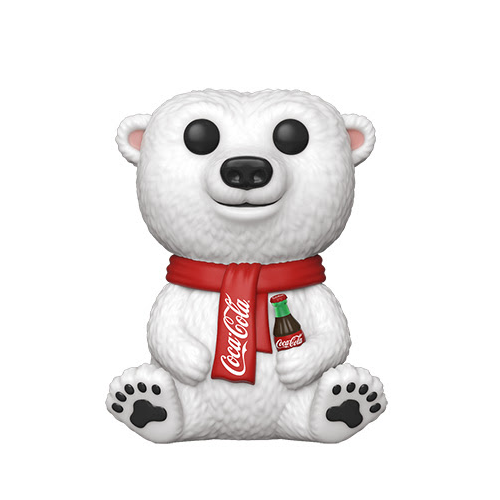 Funko Pop! AD ICONS Coca Cola Polar Bear #58 - Collectible Vinyl Figure for Coca-Cola Fans, Perfect for Display in Home, Office, or Gift for Soda Lovers