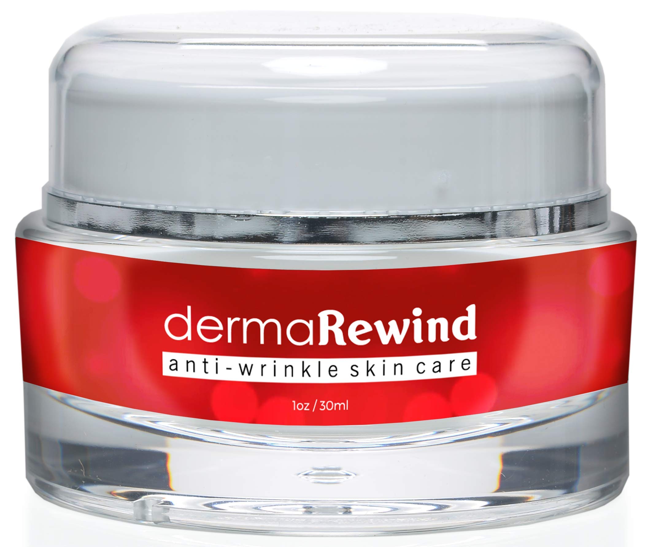 Derma Rewind Anti-Wrinkle Cream - Ageless Moisturizer for Face & Neck - Boosts Collagen & Elastin - Reduces Wrinkles & Fine Lines - Ultimate Skincare Solution for Women & Men - Perfect for Night Routine & Daily Anti-Aging Care