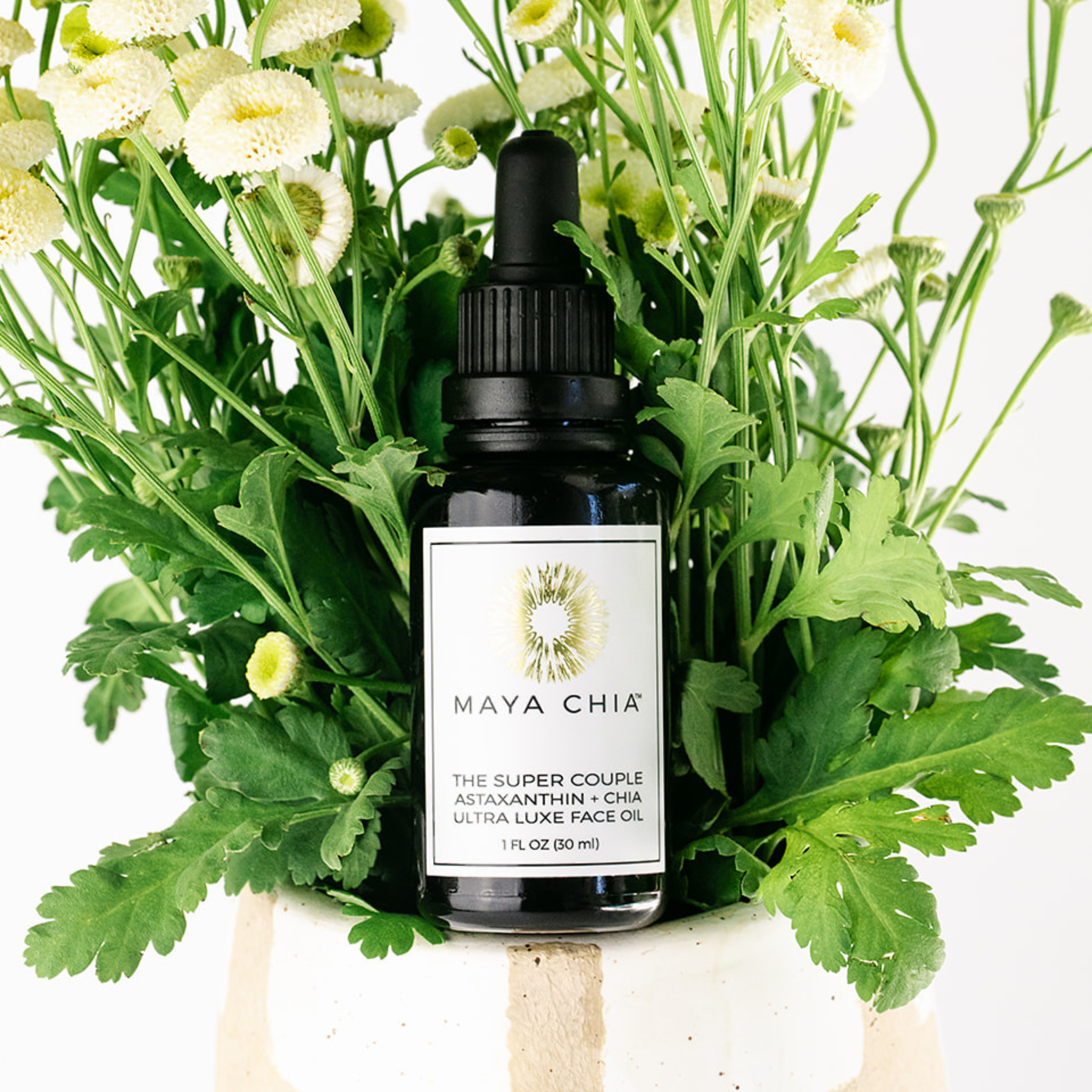 Maya Chia Super Couple Ultra Luxe Face Oil - Organic Anti-Aging Facial Oil for Dry & Sensitive Skin - Perfect for Nighttime Skincare Routine & Daily Hydration